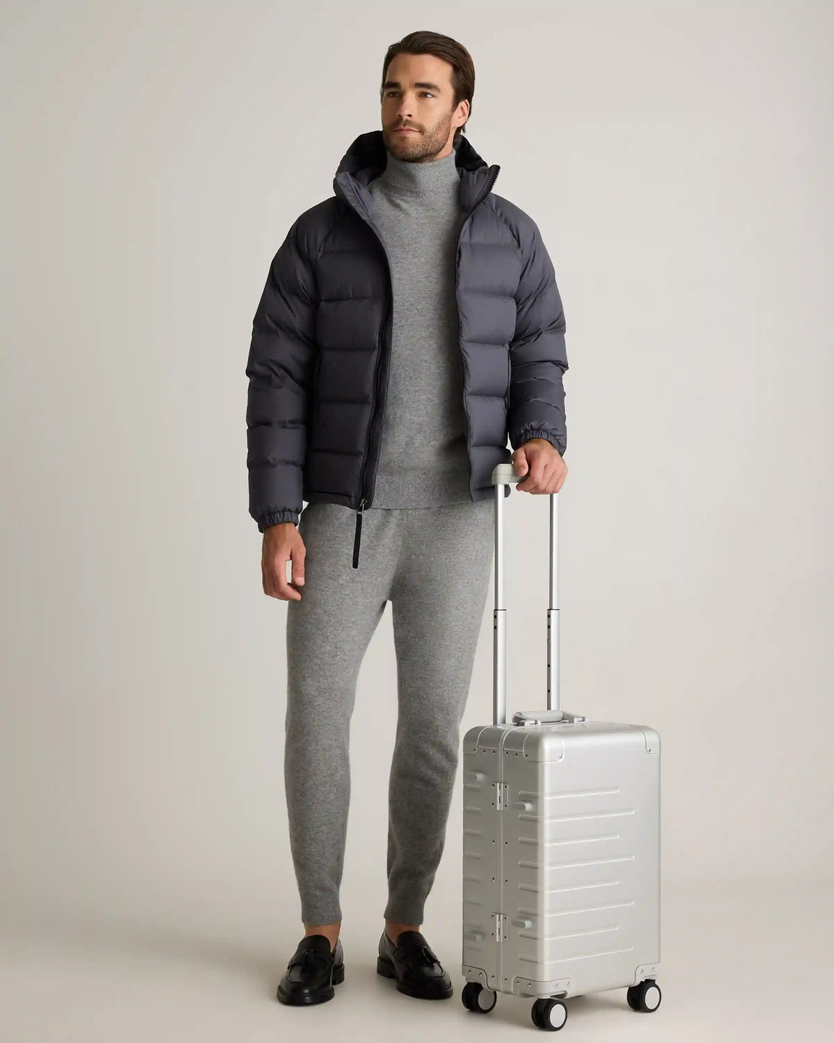 Aluminum Carry-On Suitcase