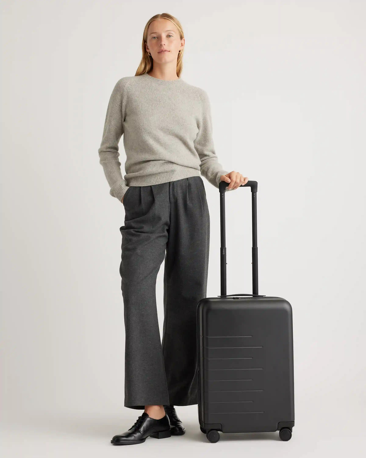 Expandable Small Carry-On & Large Check-In Suitcase Set