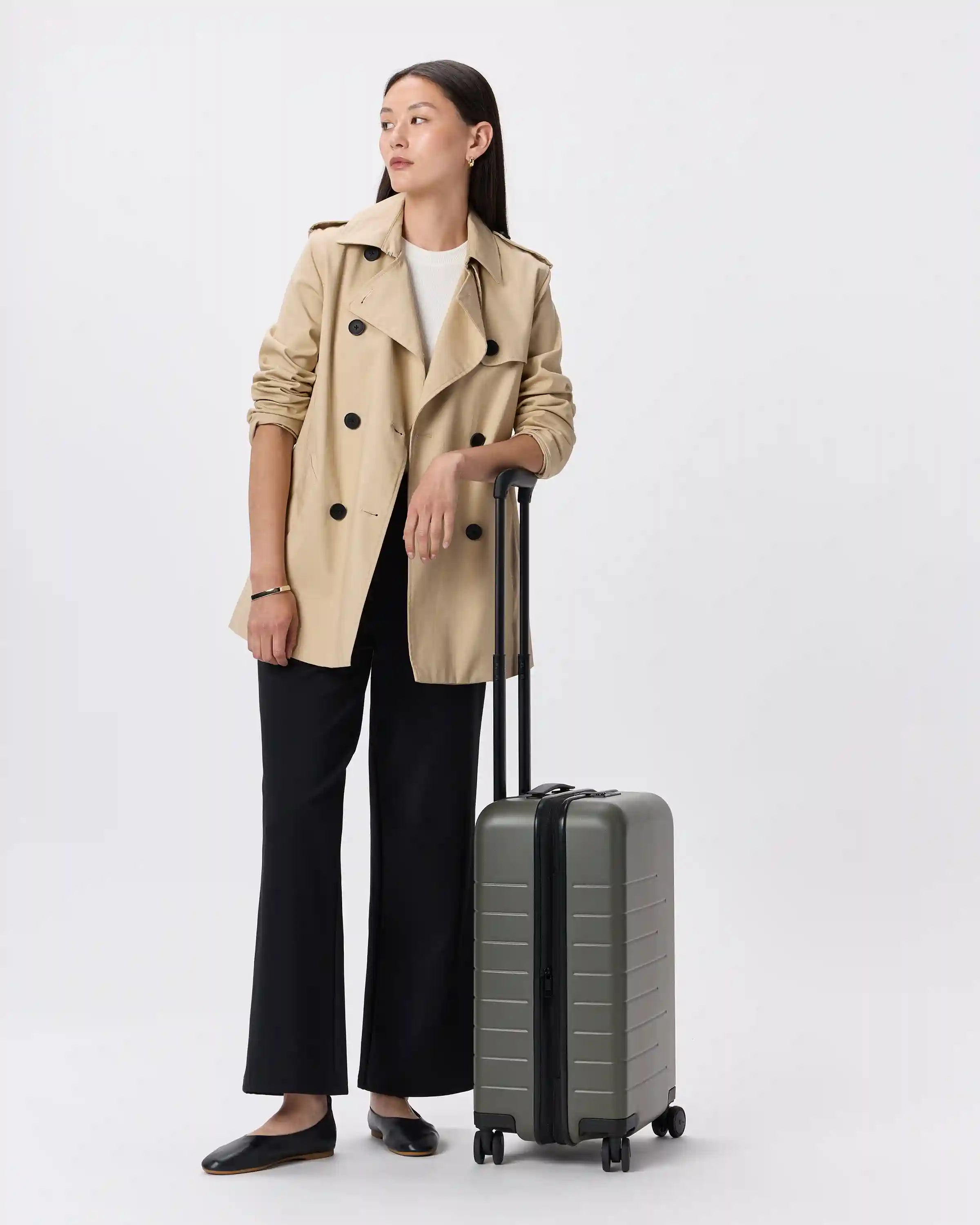 Expandable Small Carry-On Suitcase