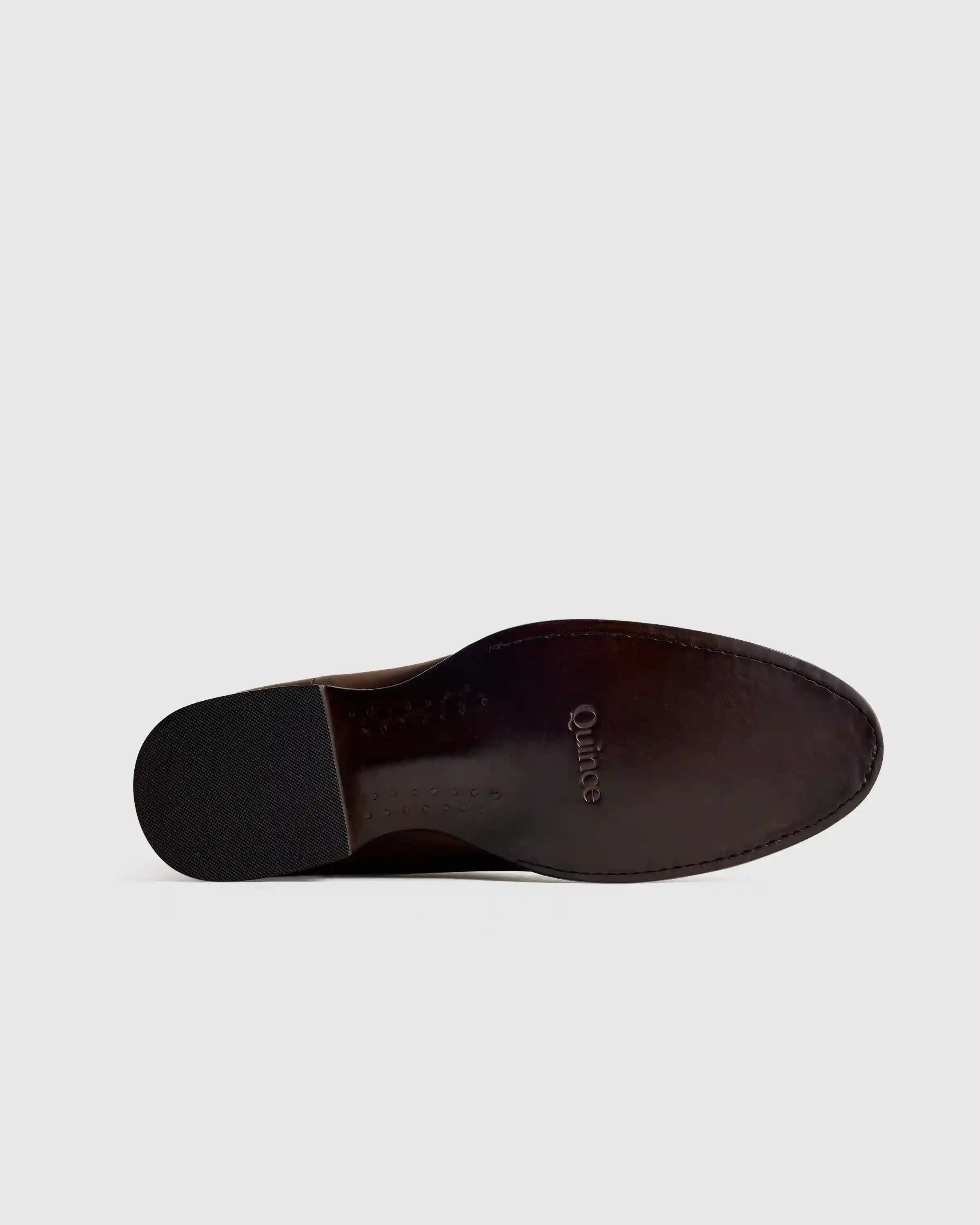 Crafted Leather Western Zip Boot