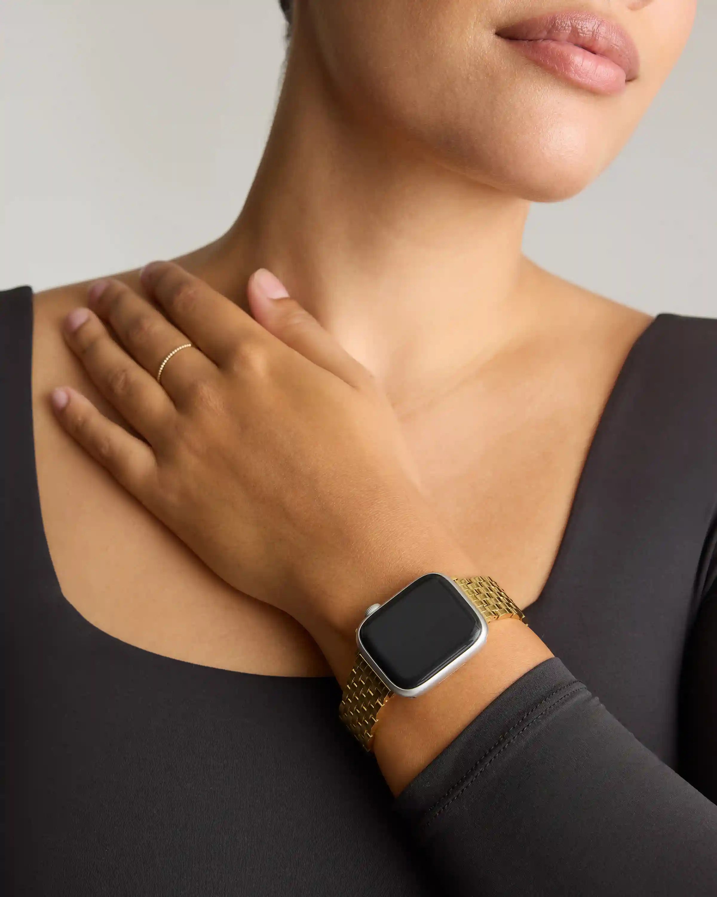 Stainless Steel Bracelet Smartwatch Band
