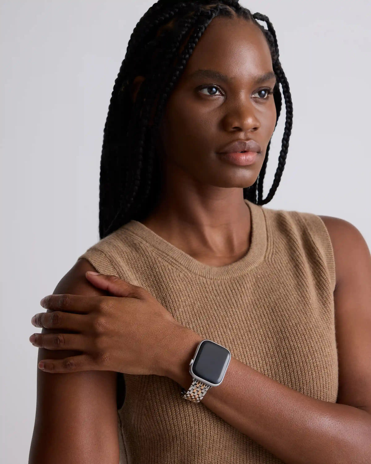 Stainless Steel Bracelet Smartwatch Band