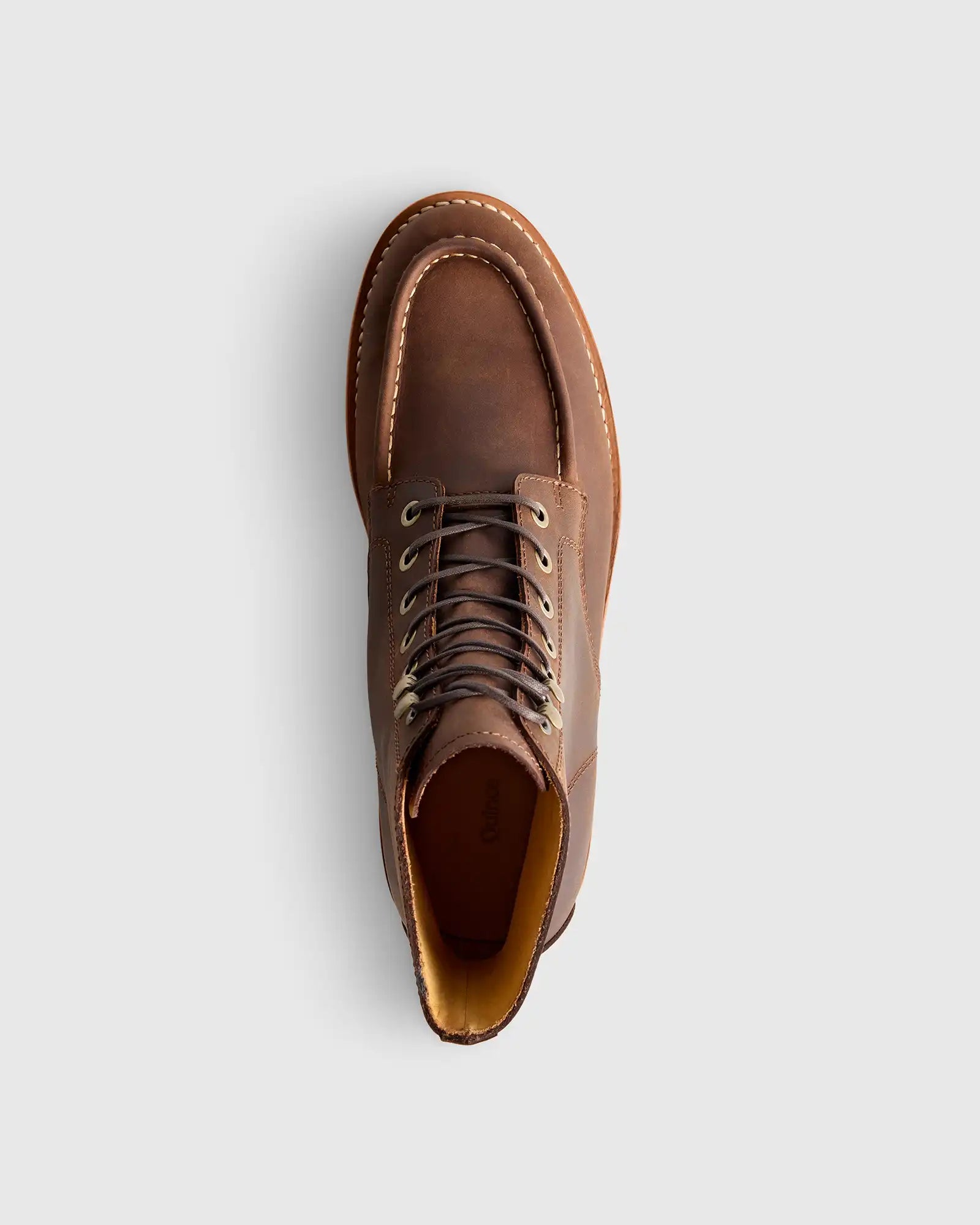 Crafted Leather Moc Toe Boot