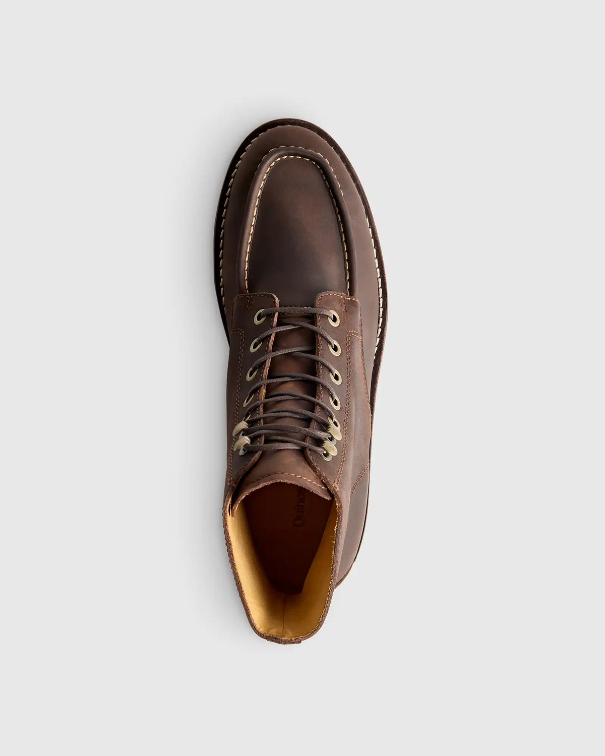 Crafted Leather Moc Toe Boot