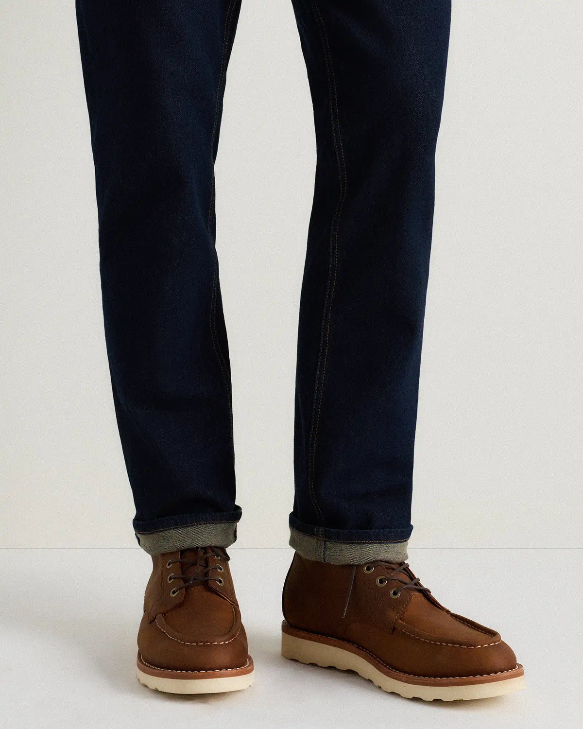 Crafted Leather Moc Toe Boot