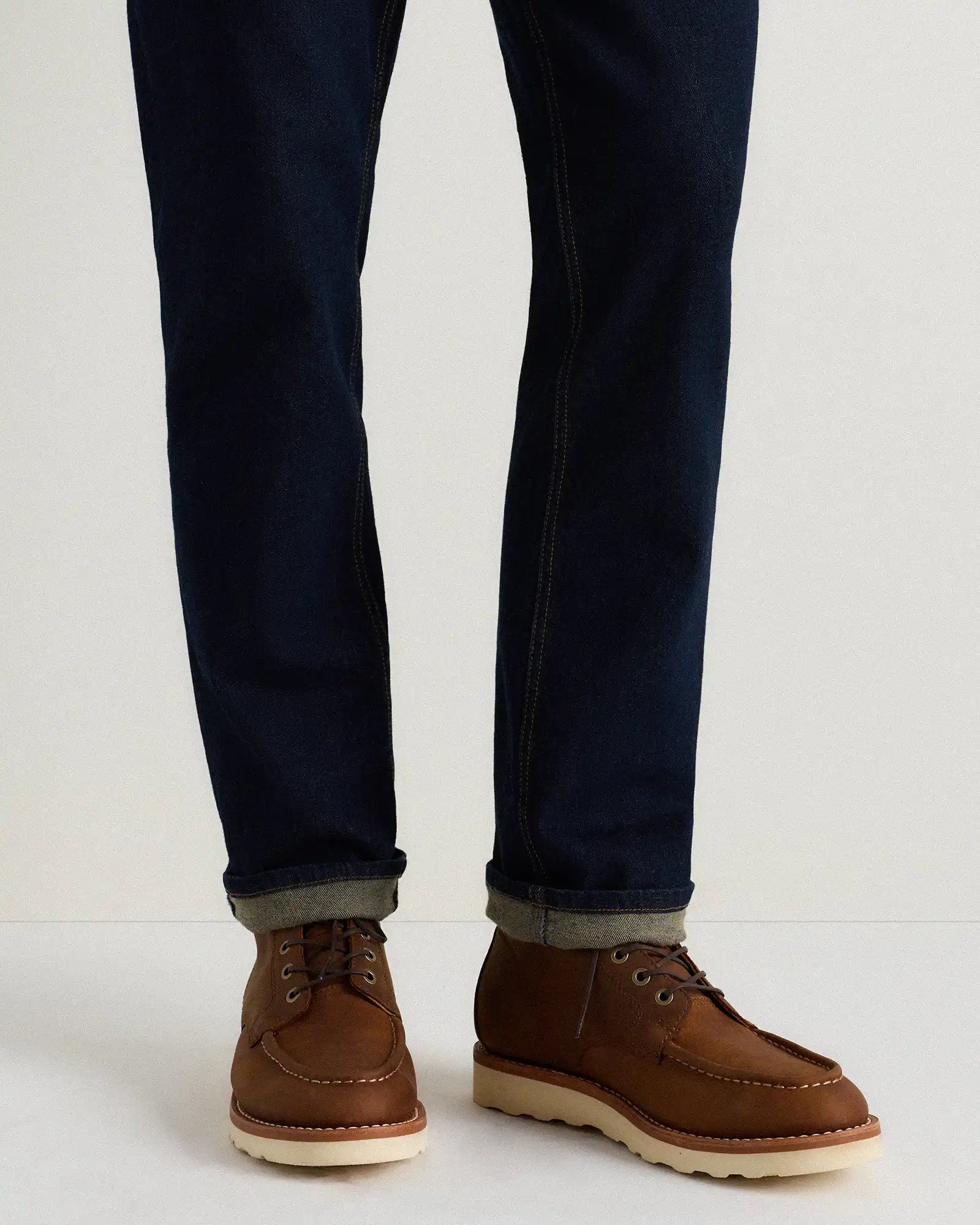 Crafted Leather Moc Toe Boot