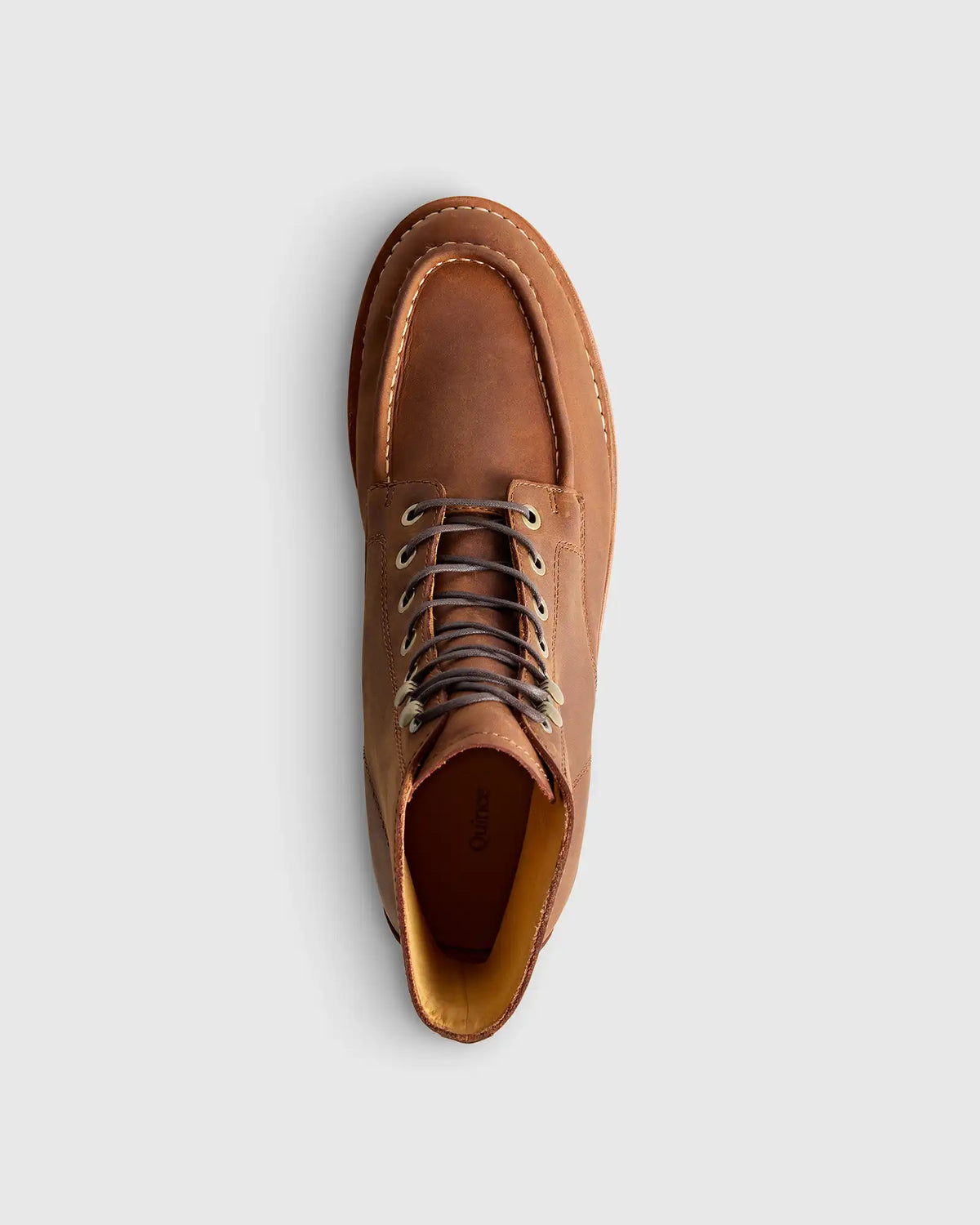 Crafted Leather Moc Toe Boot