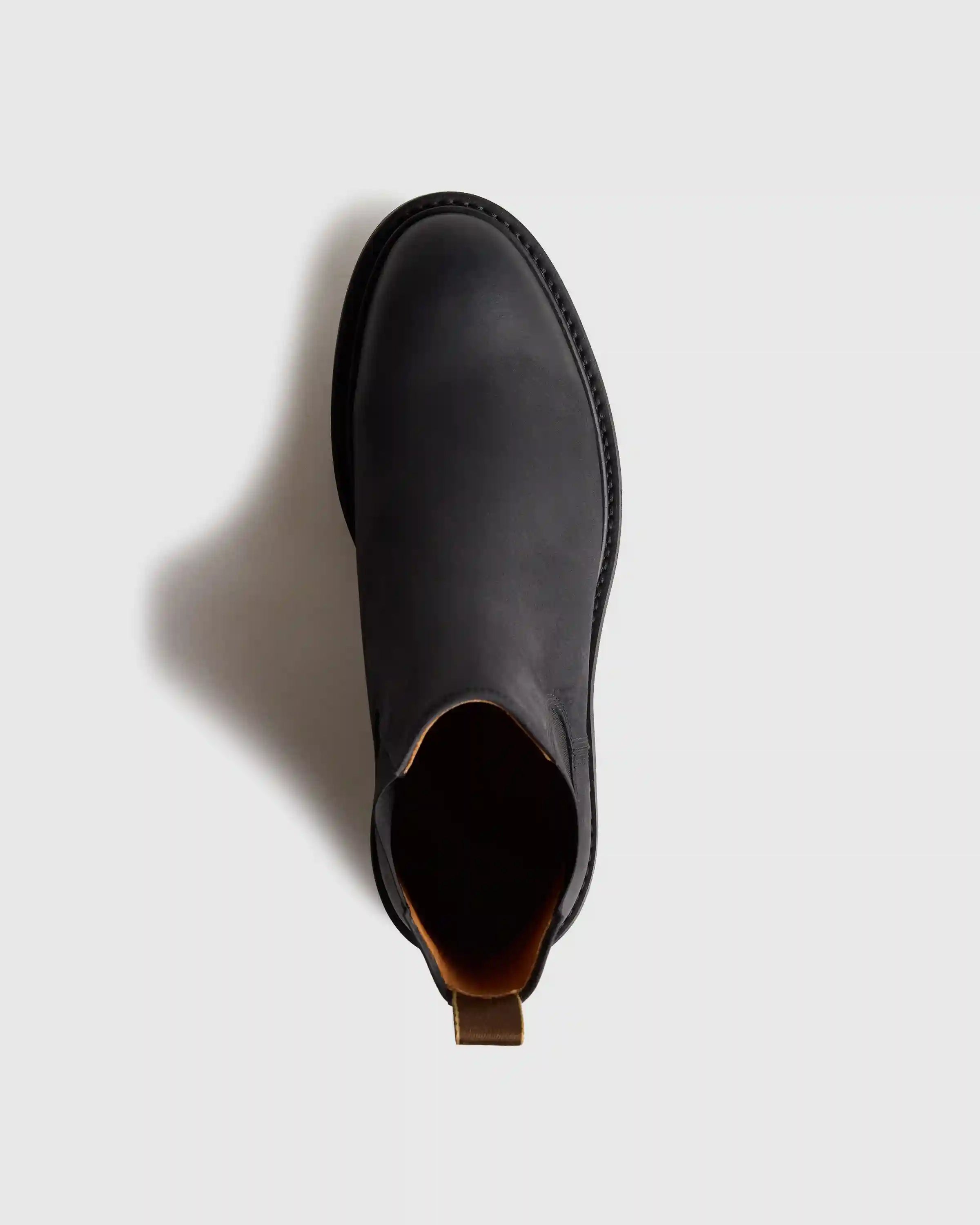 Rugged Leather Lug Sole Chelsea Boot