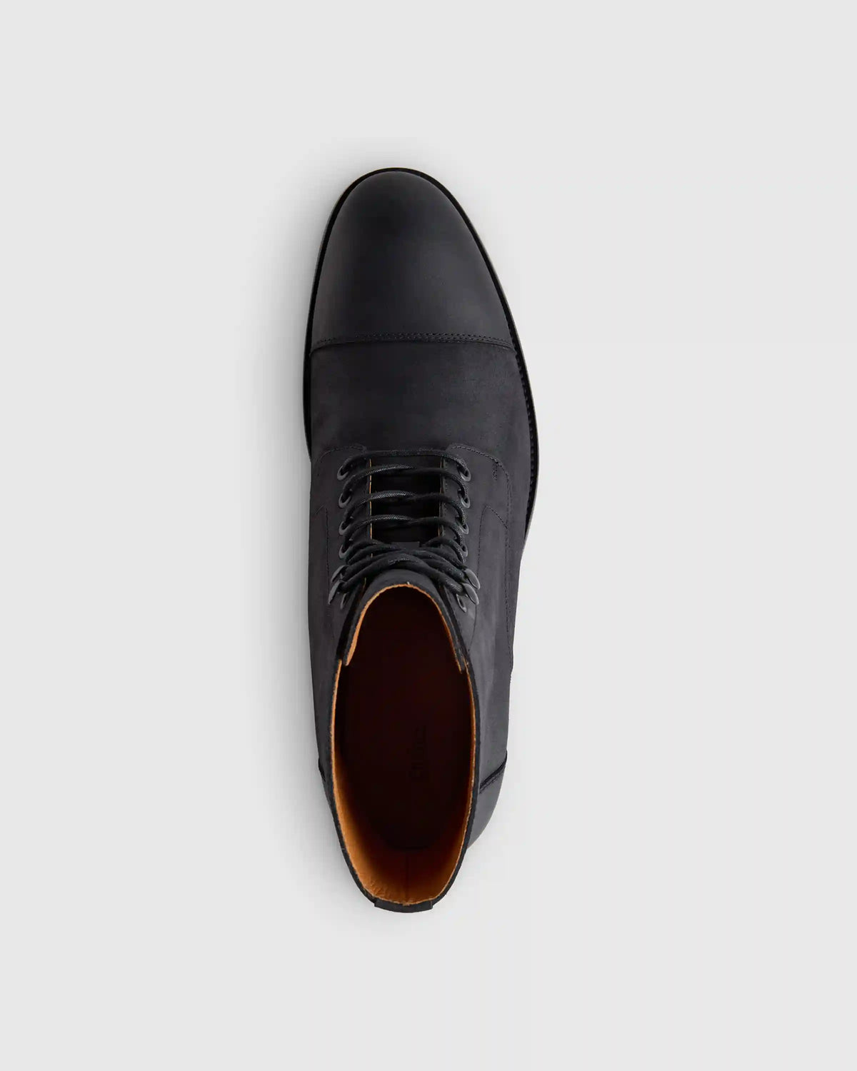 Crafted Leather Cap Toe Lace Up Boot