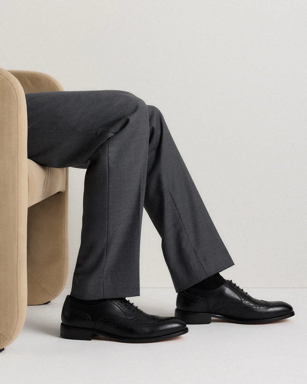 Italian Leather Wingtip Oxford