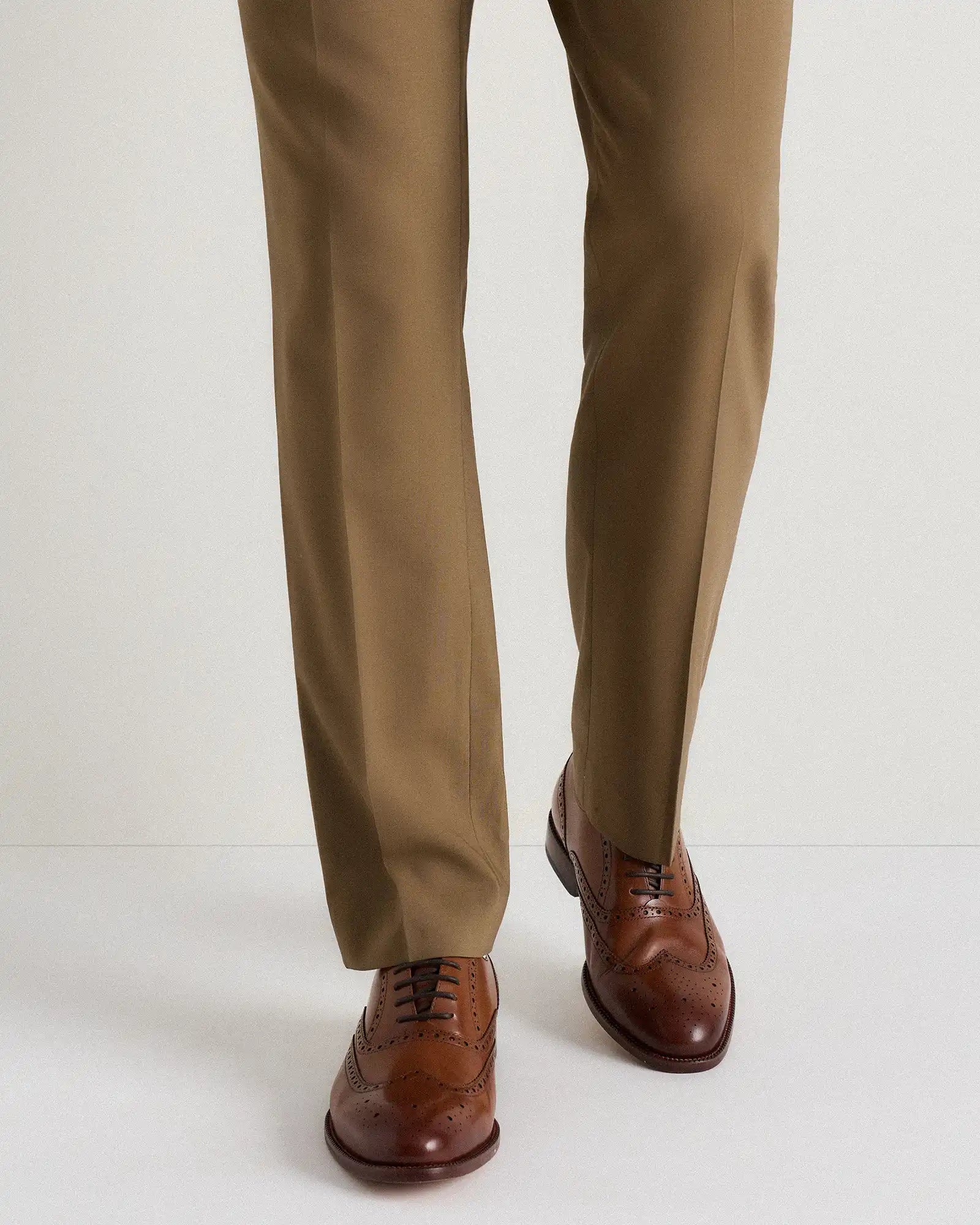 Italian Leather Wingtip Oxford
