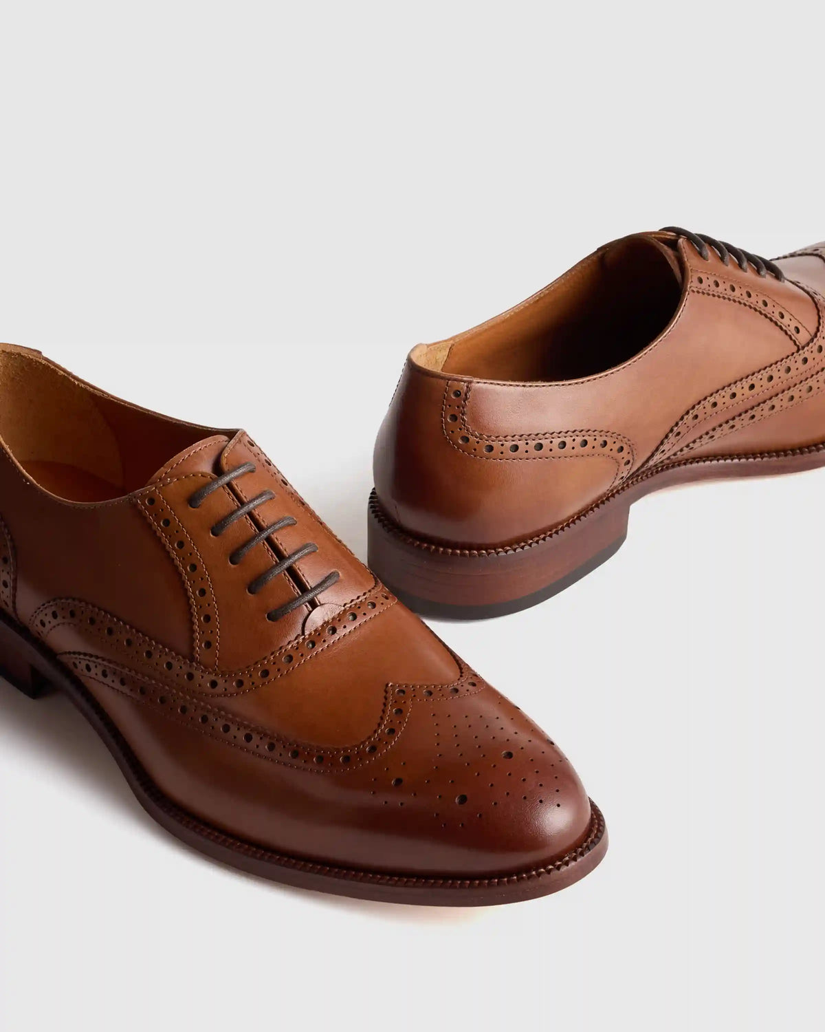 Italian Leather Wingtip Oxford