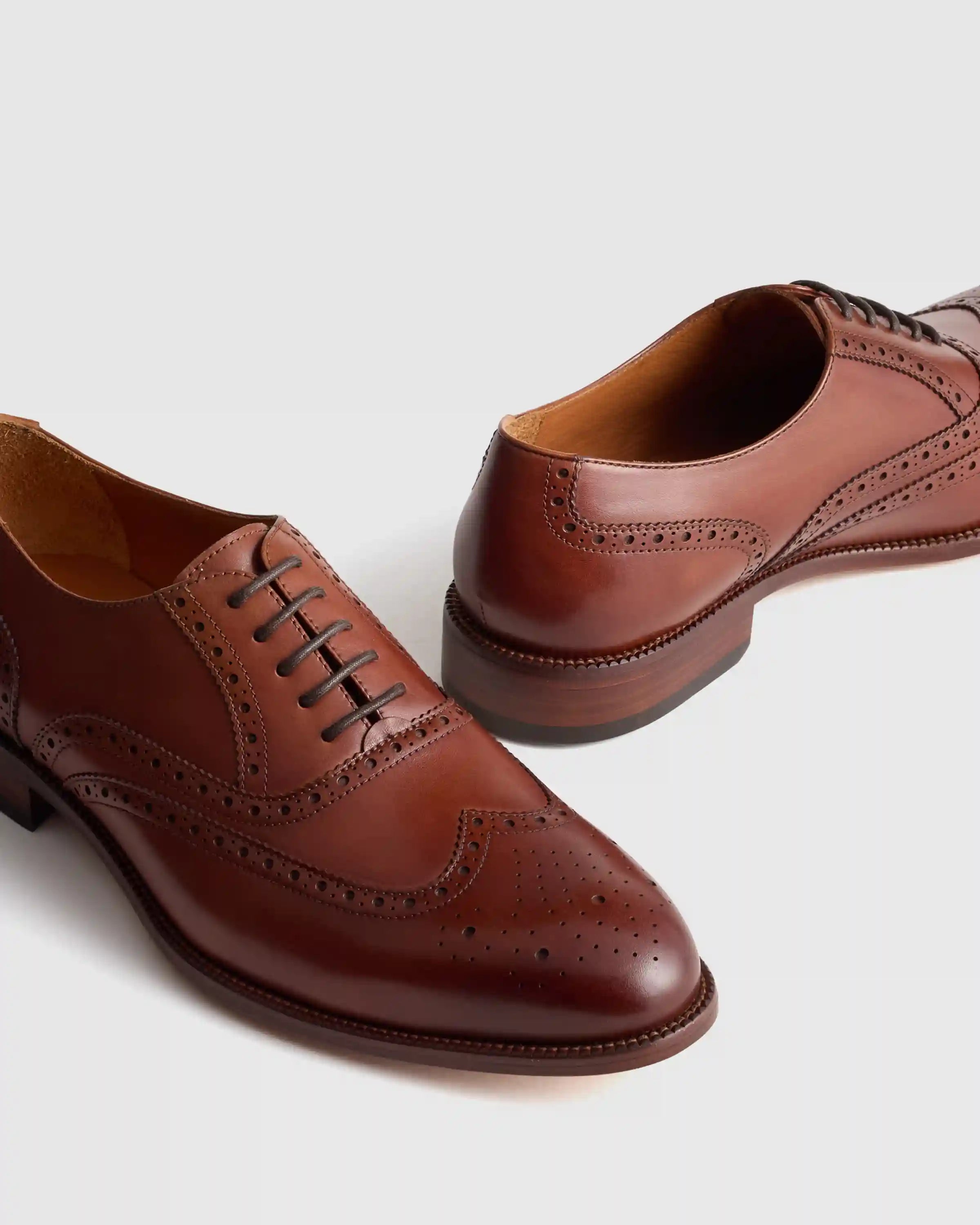 Italian Leather Wingtip Oxford