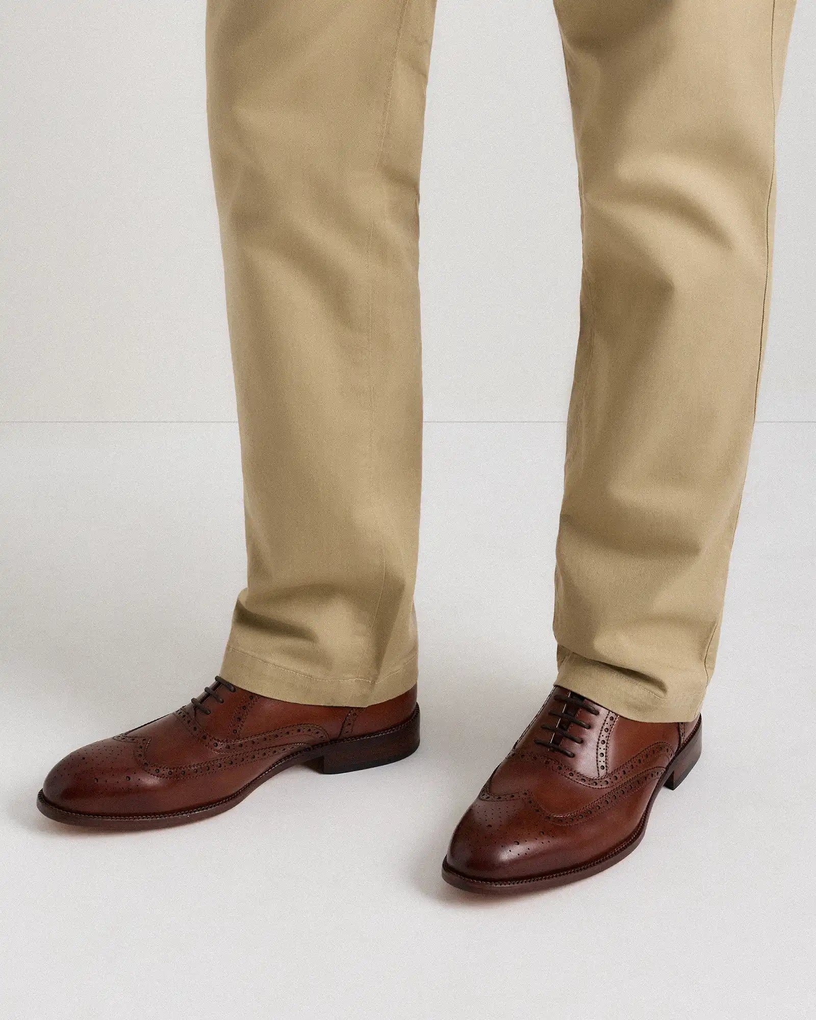 Italian Leather Wingtip Oxford