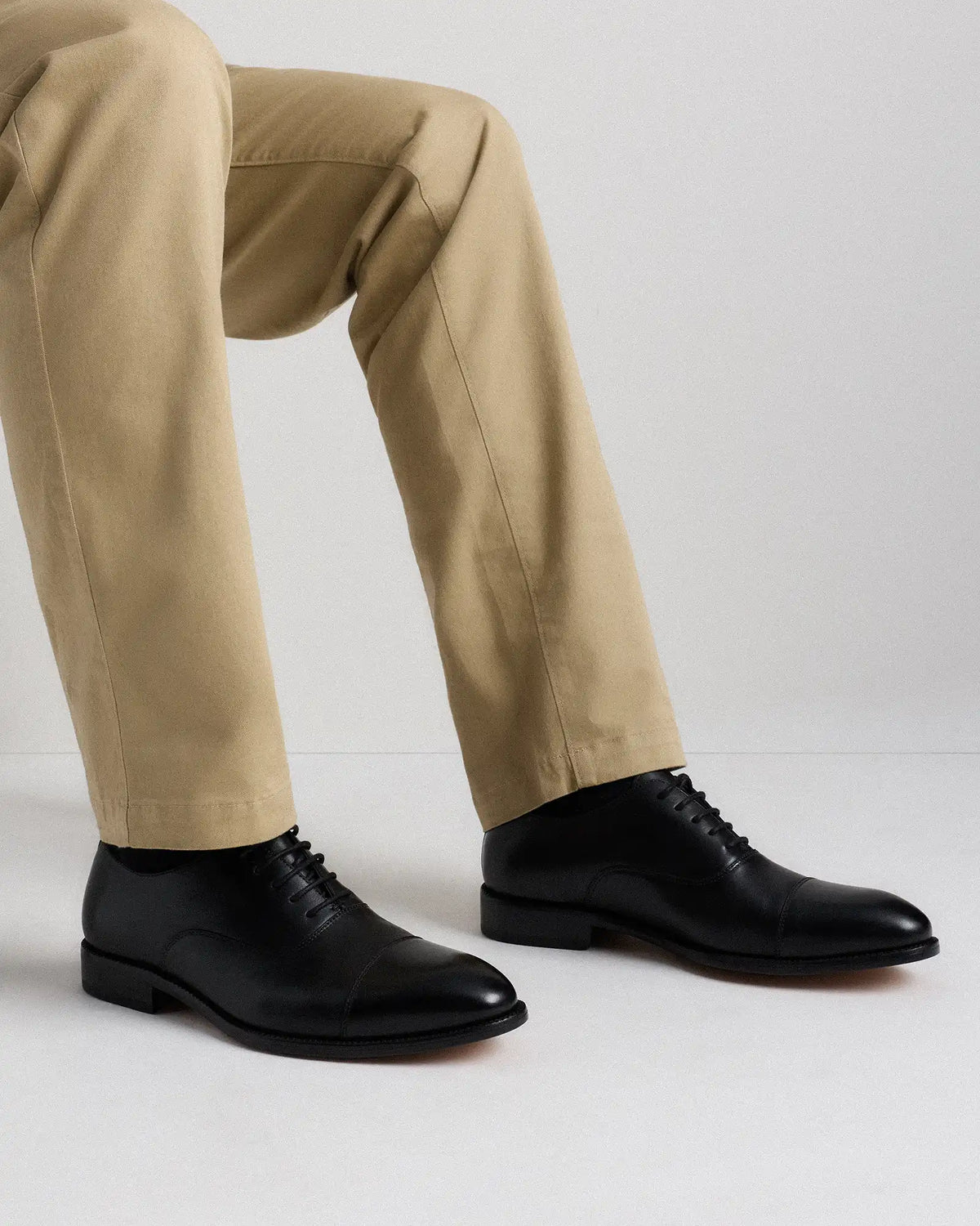 Italian Leather Cap Toe Oxford