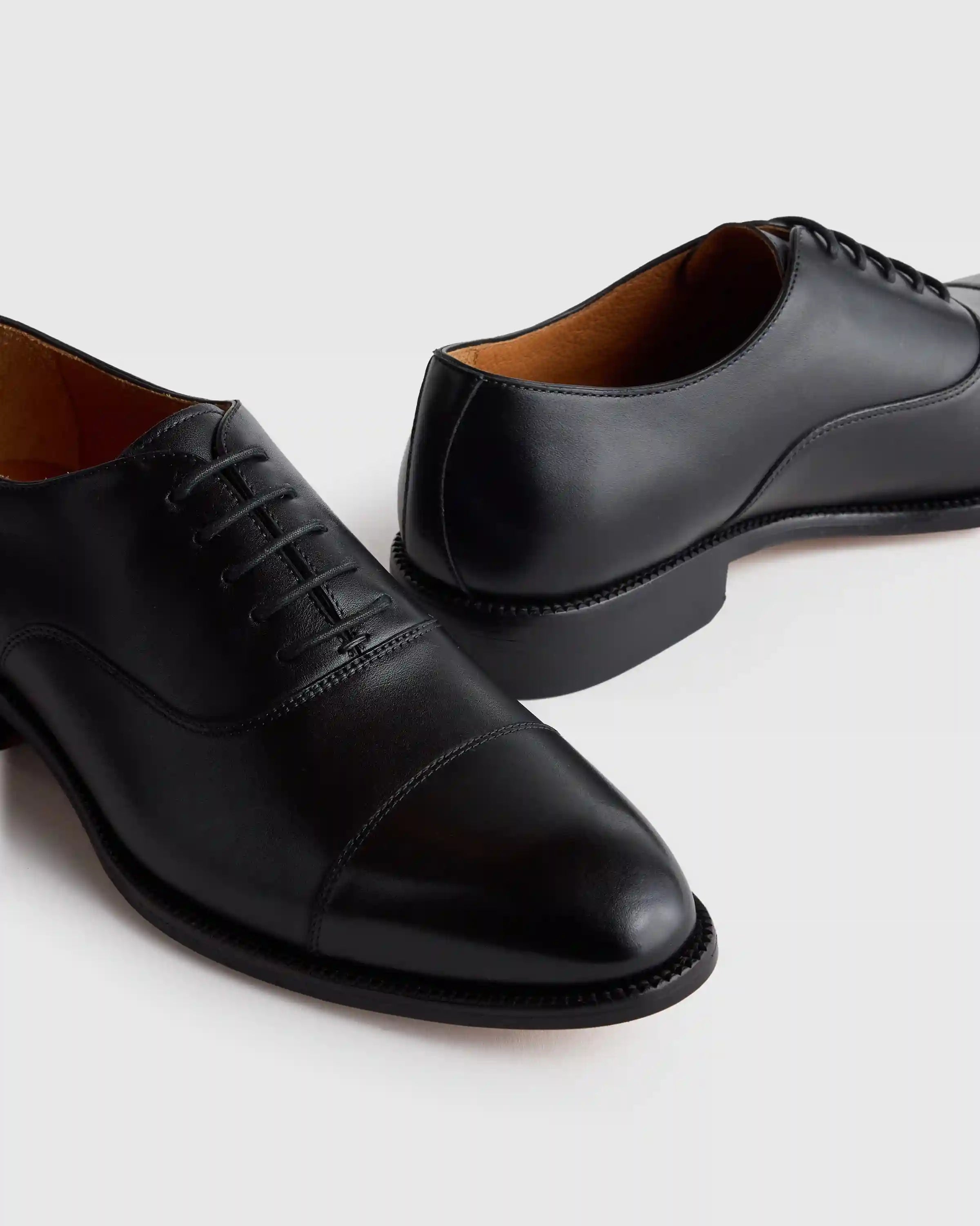 Italian Leather Cap Toe Oxford
