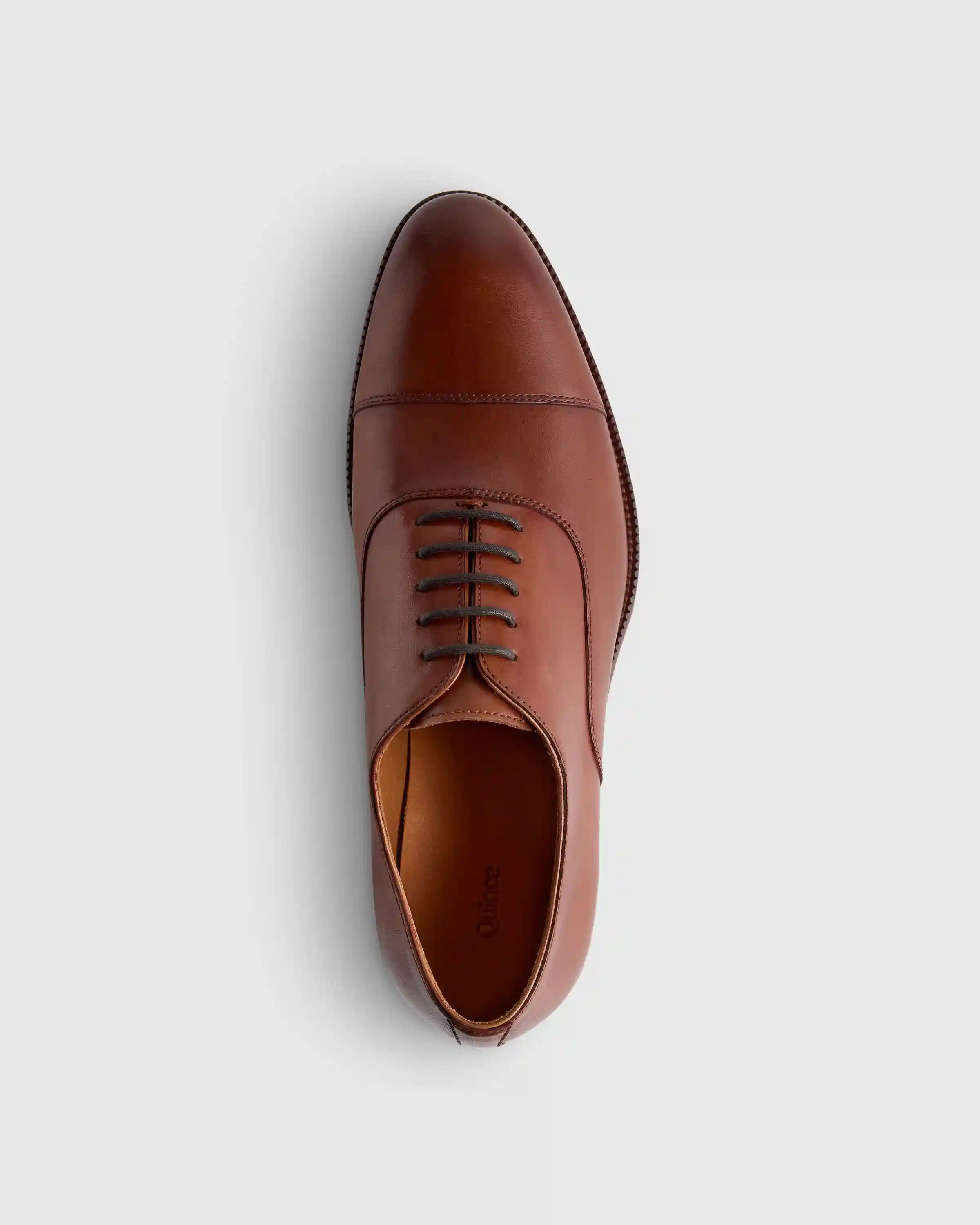 Italian Leather Cap Toe Oxford