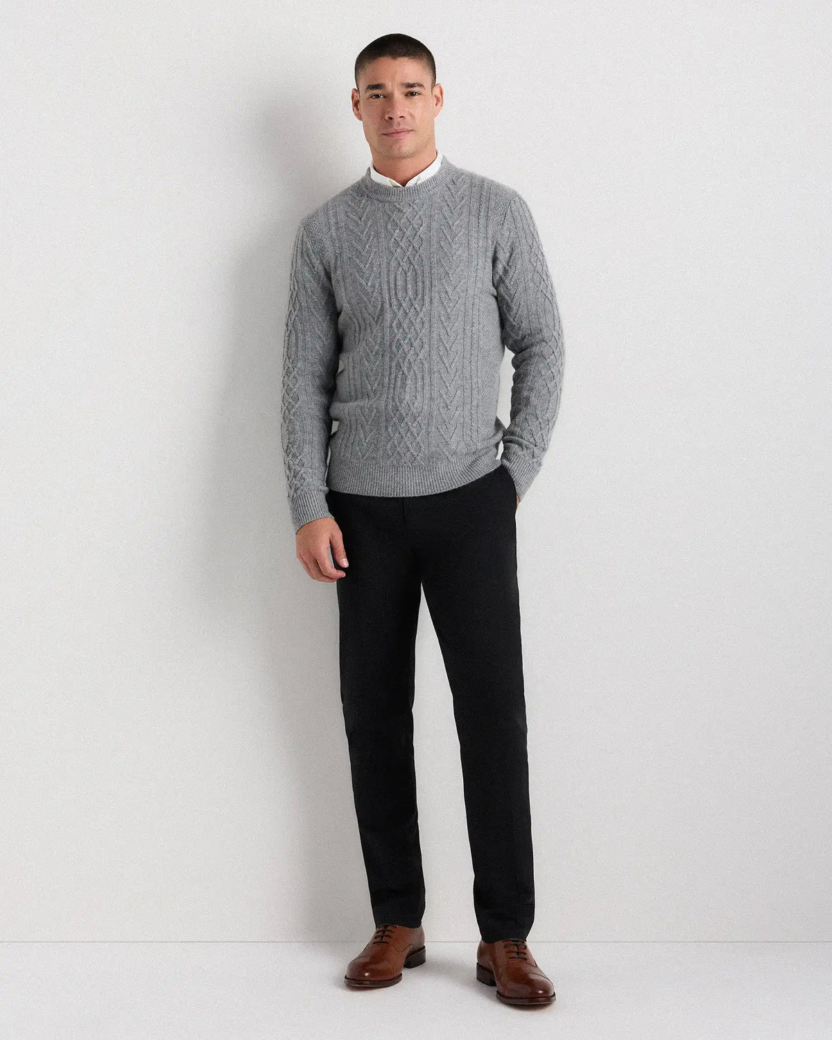 Italian Leather Cap Toe Oxford