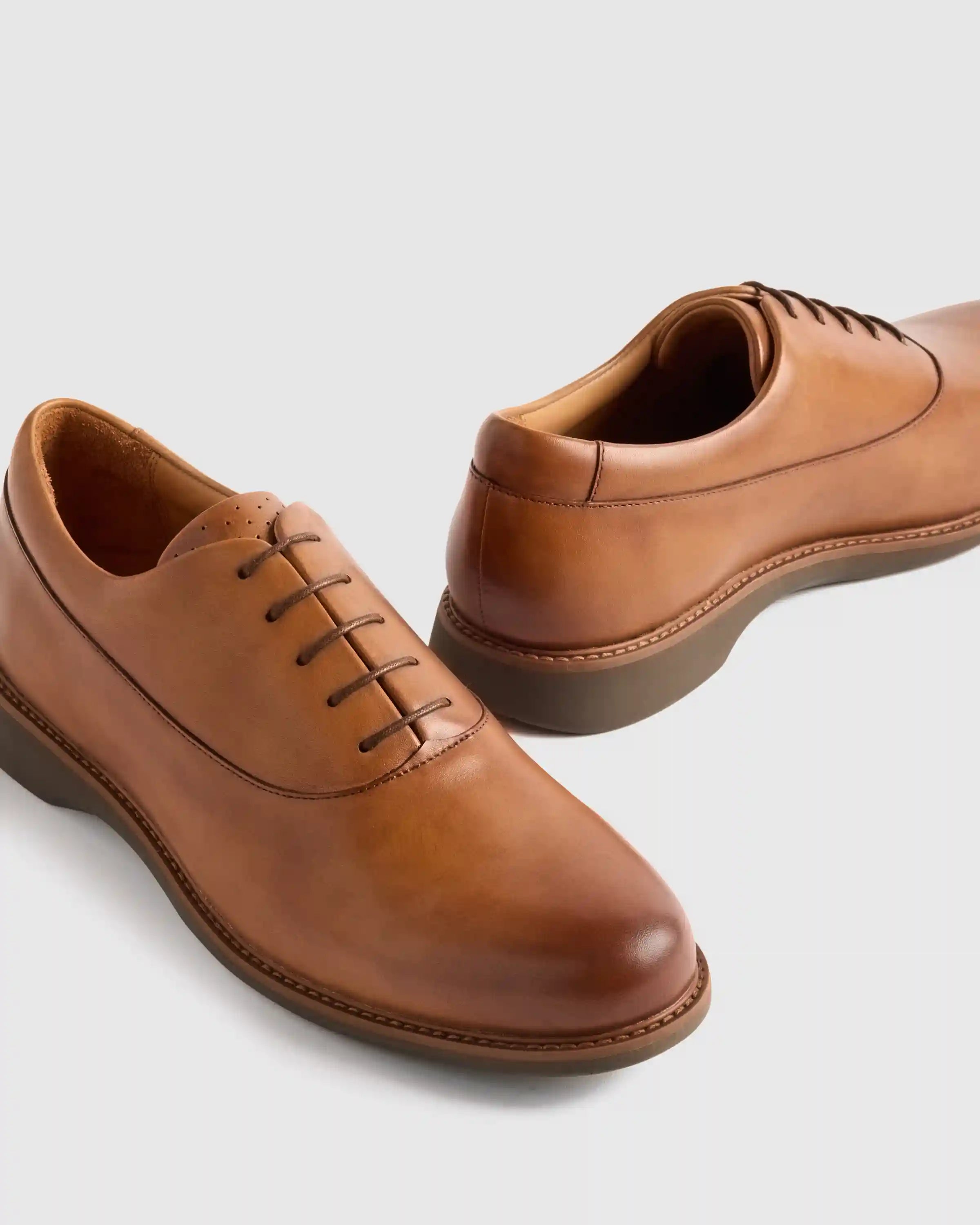Hybrid Crafted Leather Oxford