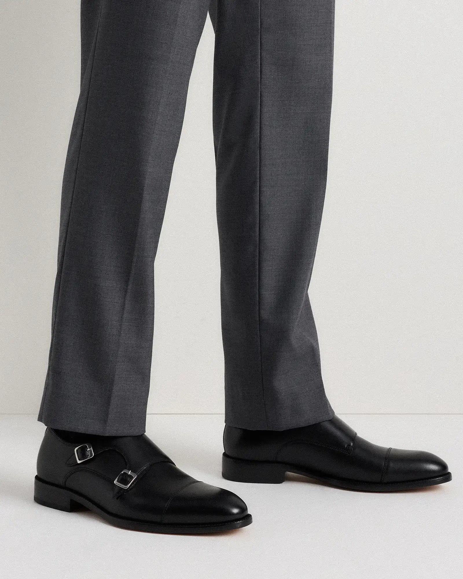 Italian Leather Monk Strap Oxford