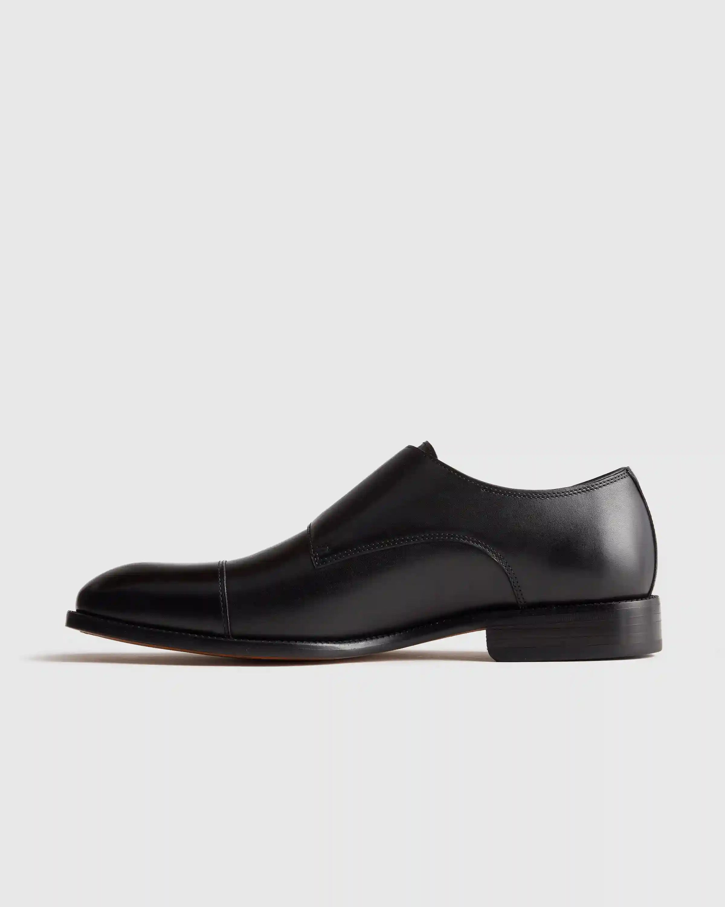 Italian Leather Monk Strap Oxford