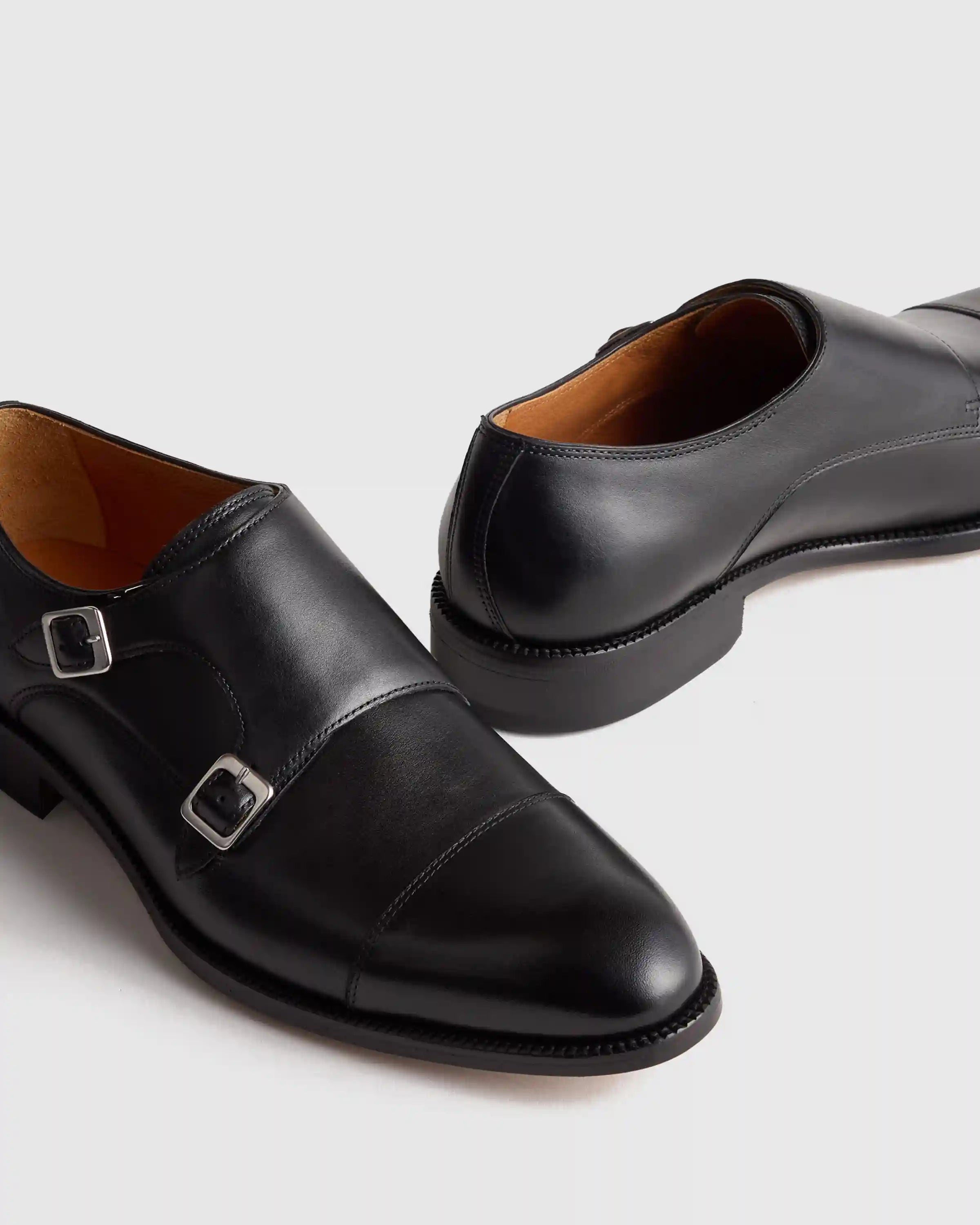 Italian Leather Monk Strap Oxford
