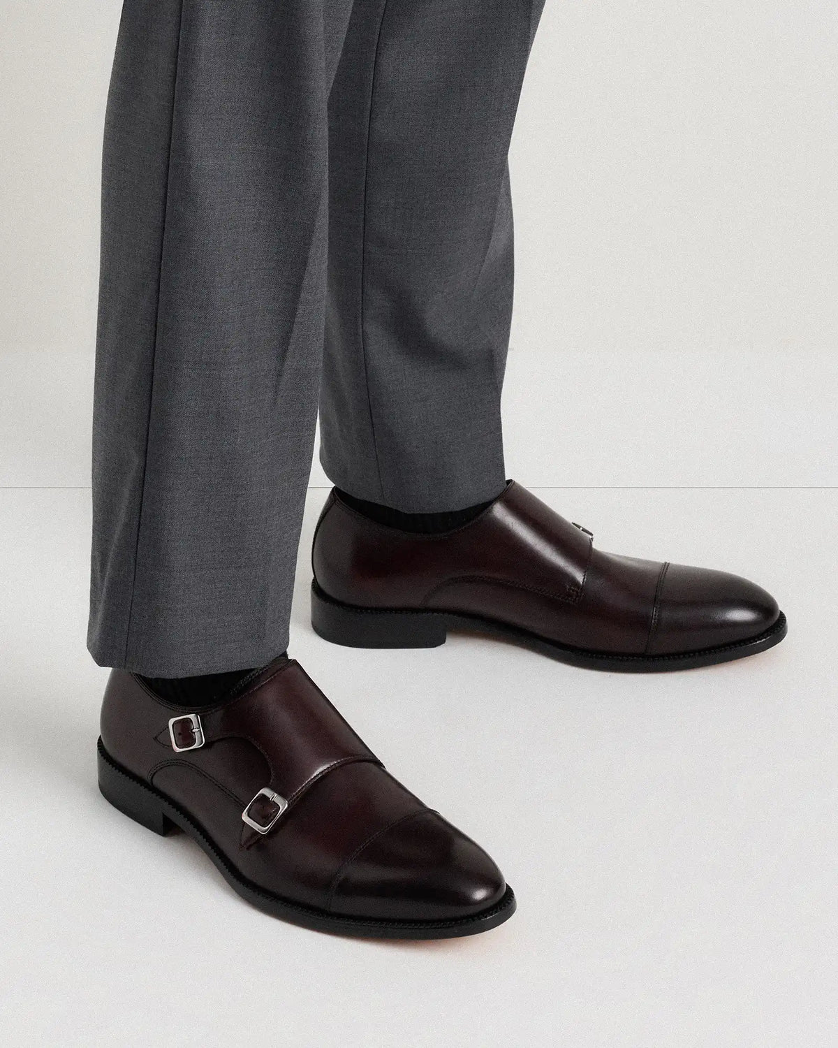 Italian Leather Monk Strap Oxford