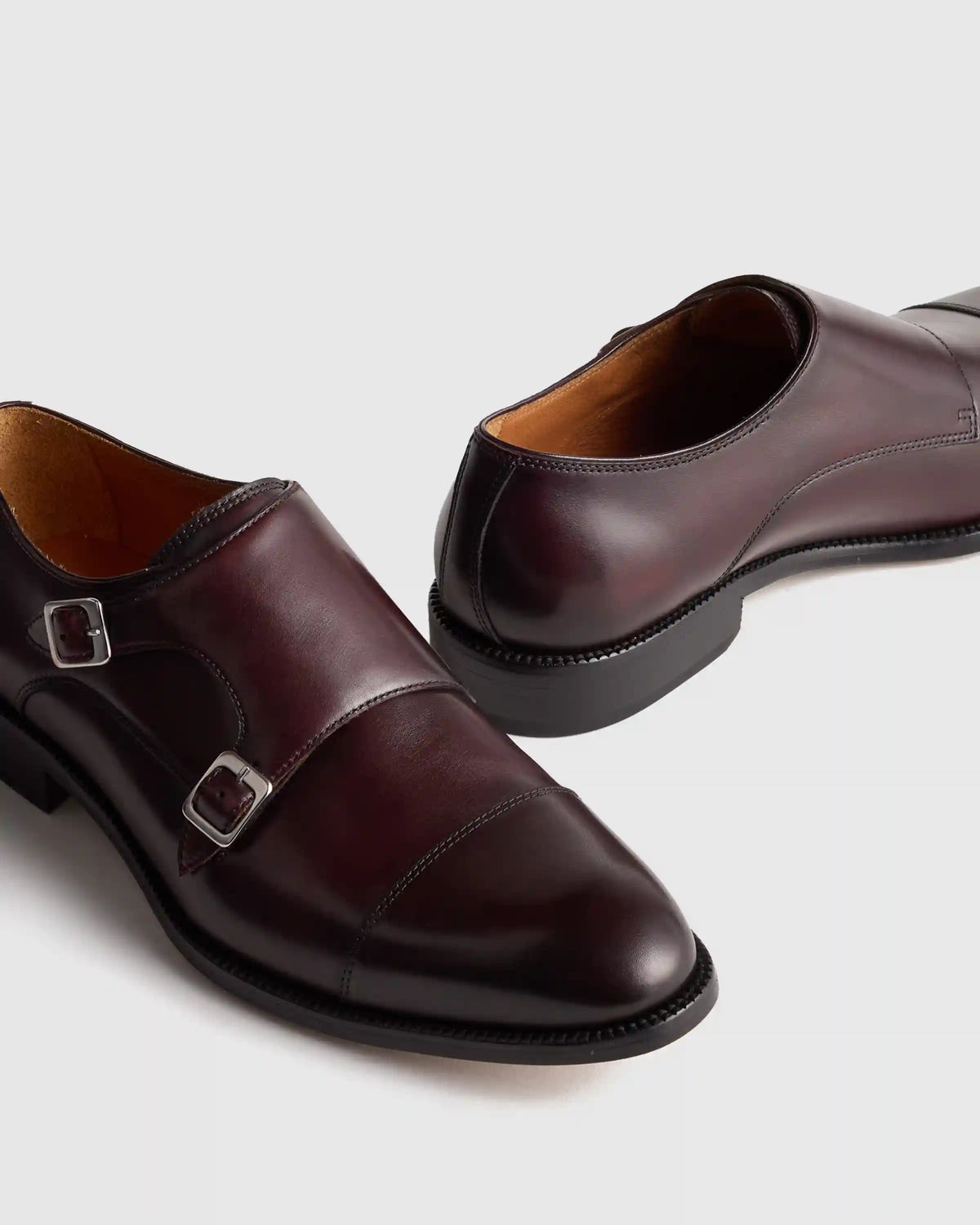 Italian Leather Monk Strap Oxford