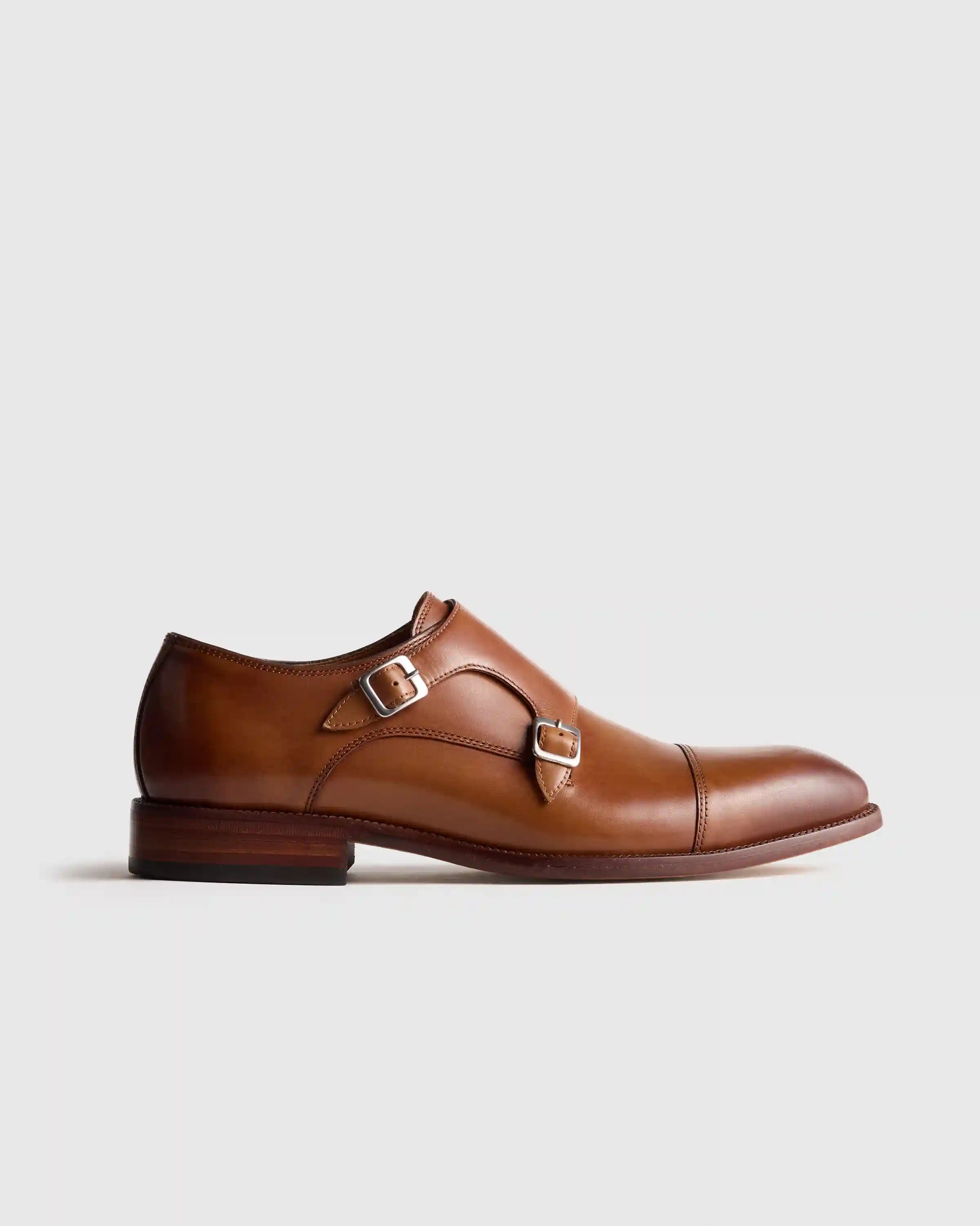 Italian Leather Monk Strap Oxford