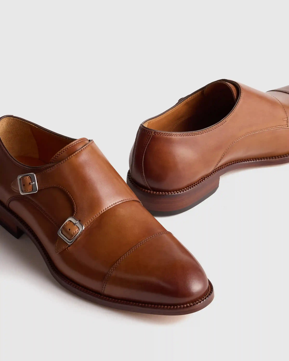 Italian Leather Monk Strap Oxford