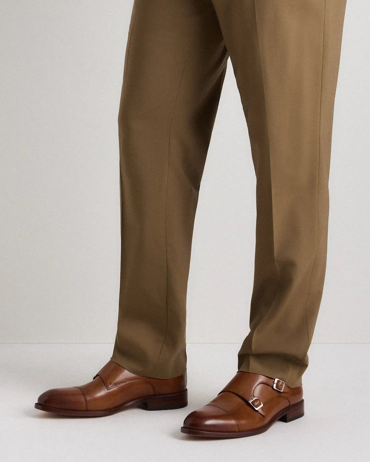 Italian Leather Monk Strap Oxford