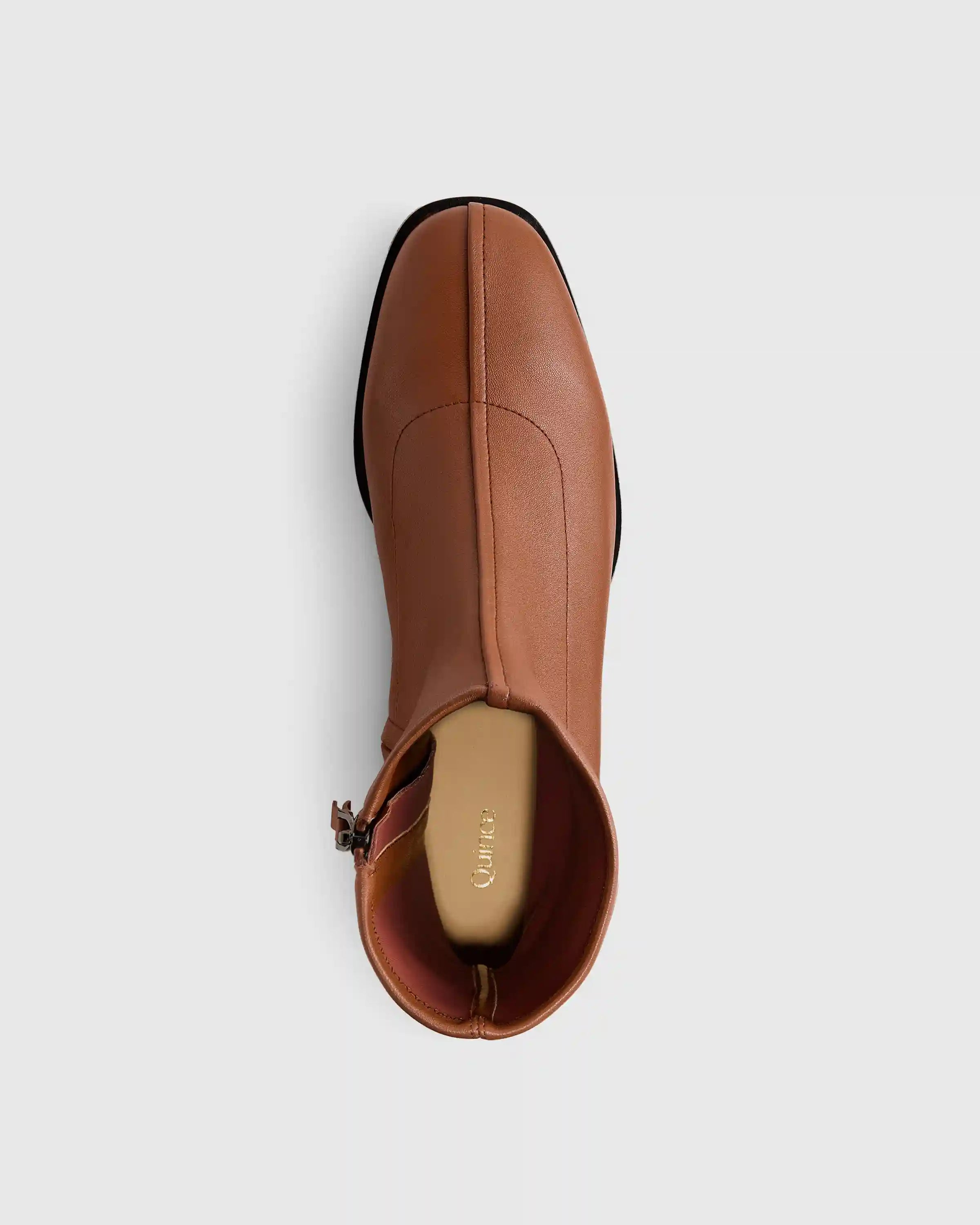Italian Leather Stretch Sock Bootie