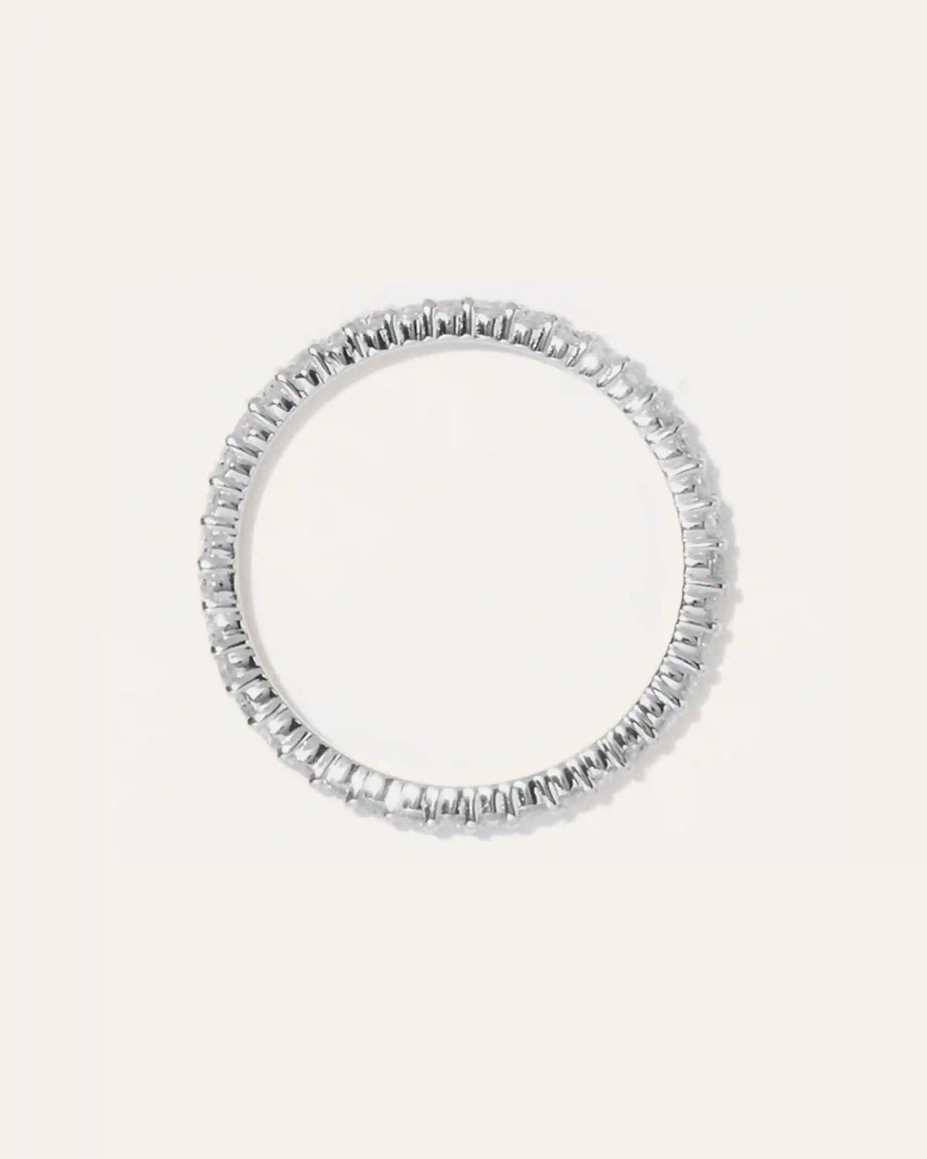 Diamond Shared Prong Eternity Band