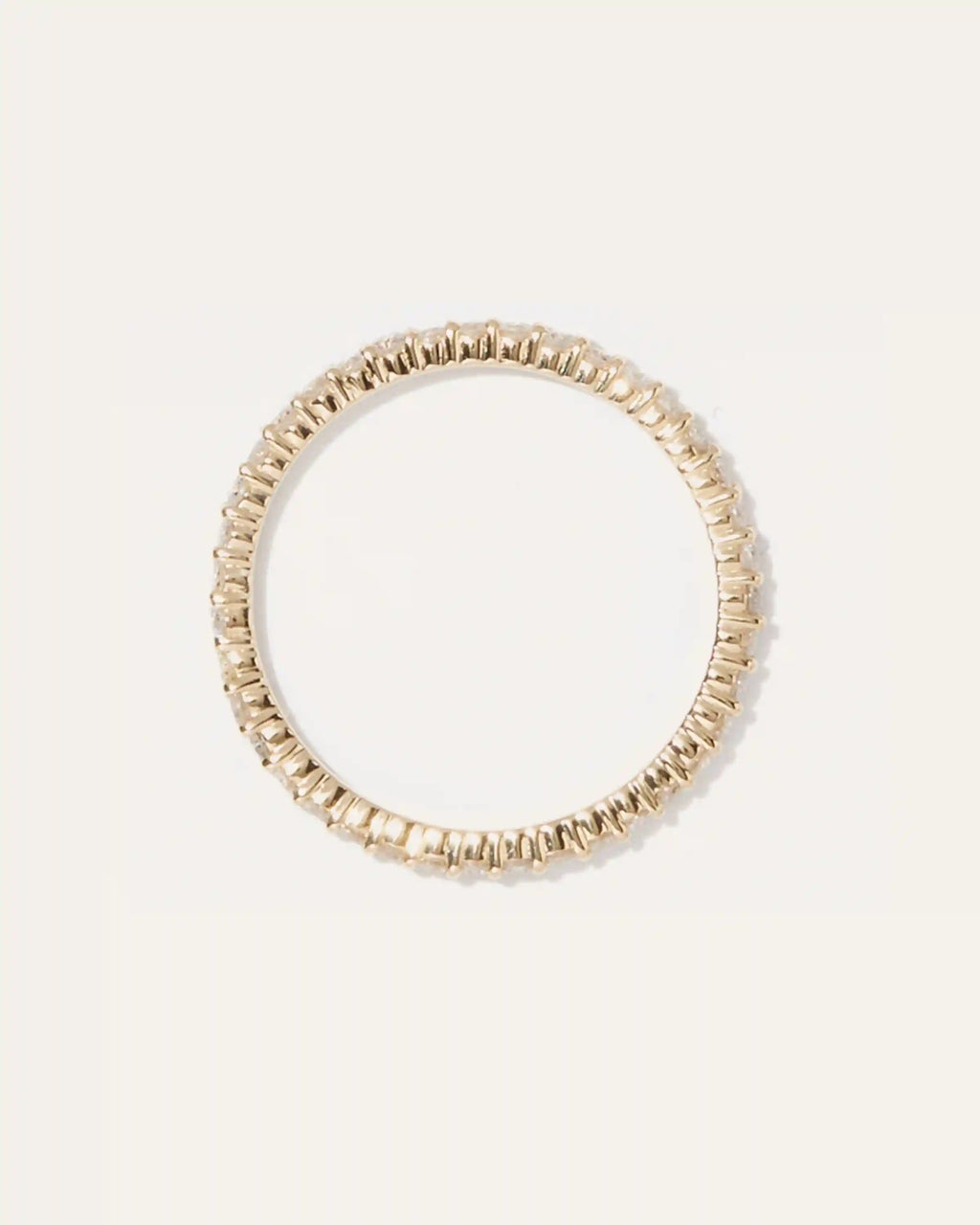 Diamond Shared Prong Eternity Band