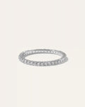 Diamond Shared Prong Eternity Band