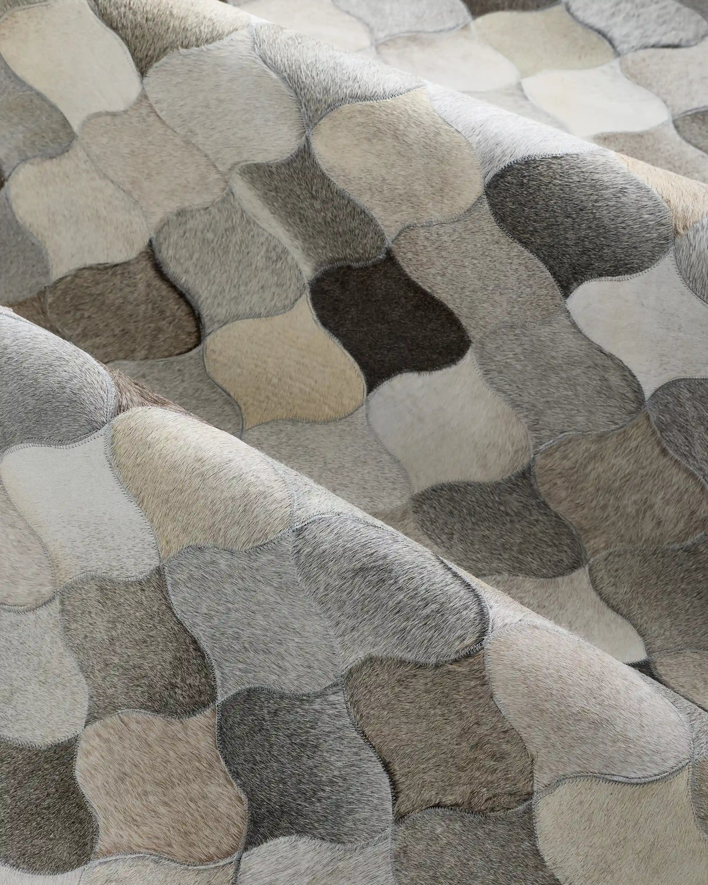 Trellis Hair on Hide Rug