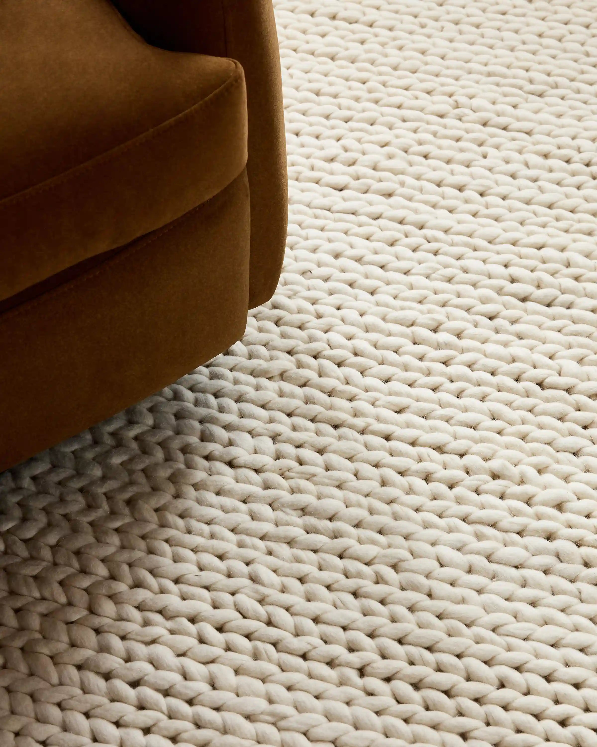 Chunky Hand Braided Wool Rug