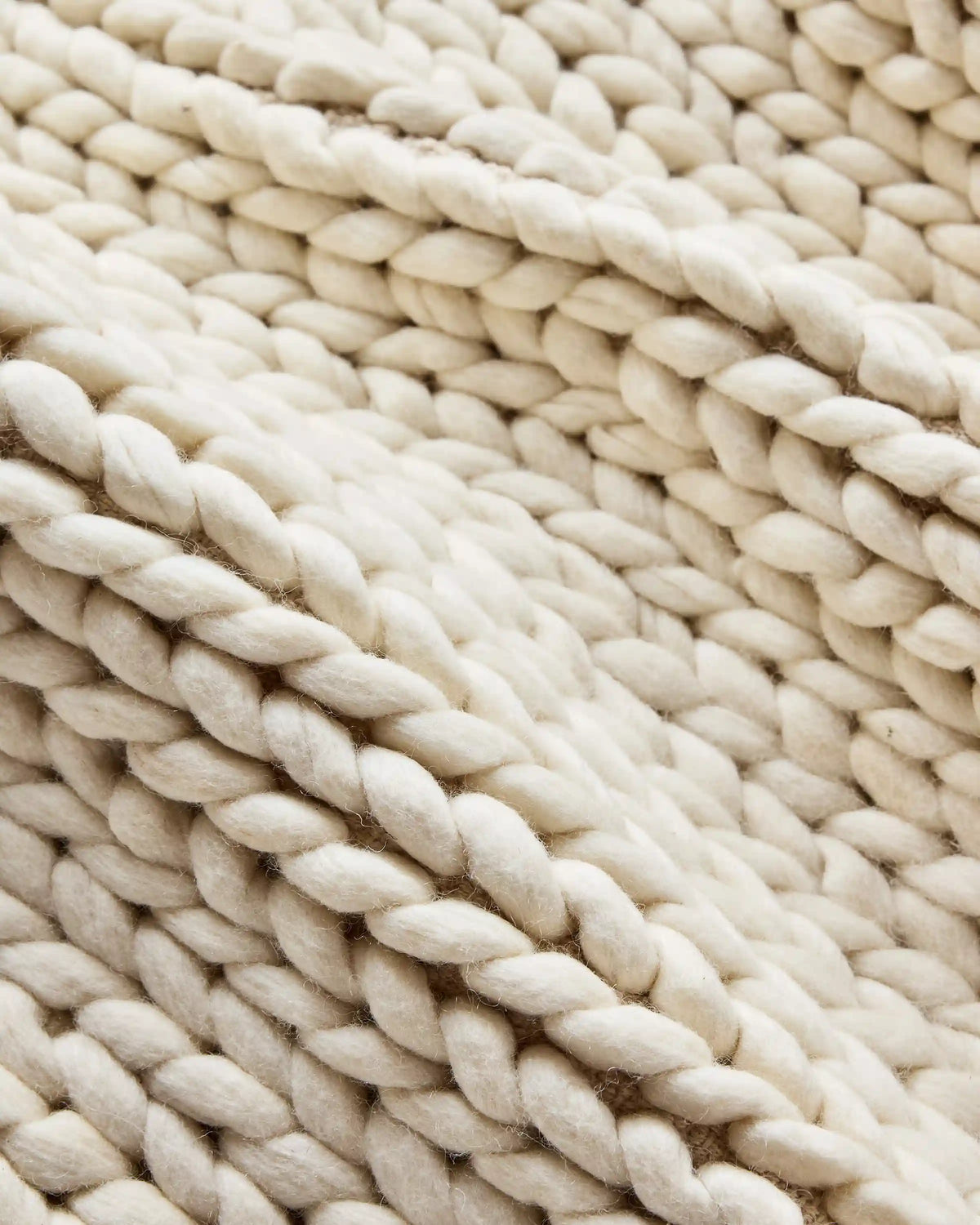 Chunky Hand Braided Wool Rug