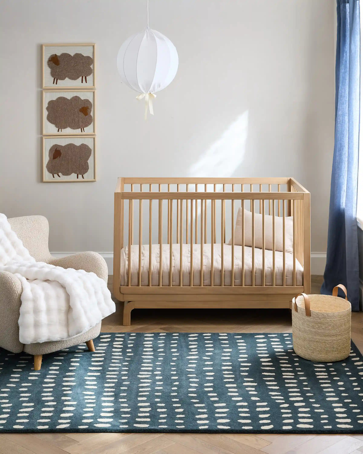 Painterly Dots Hand-Tufted Wool Rug
