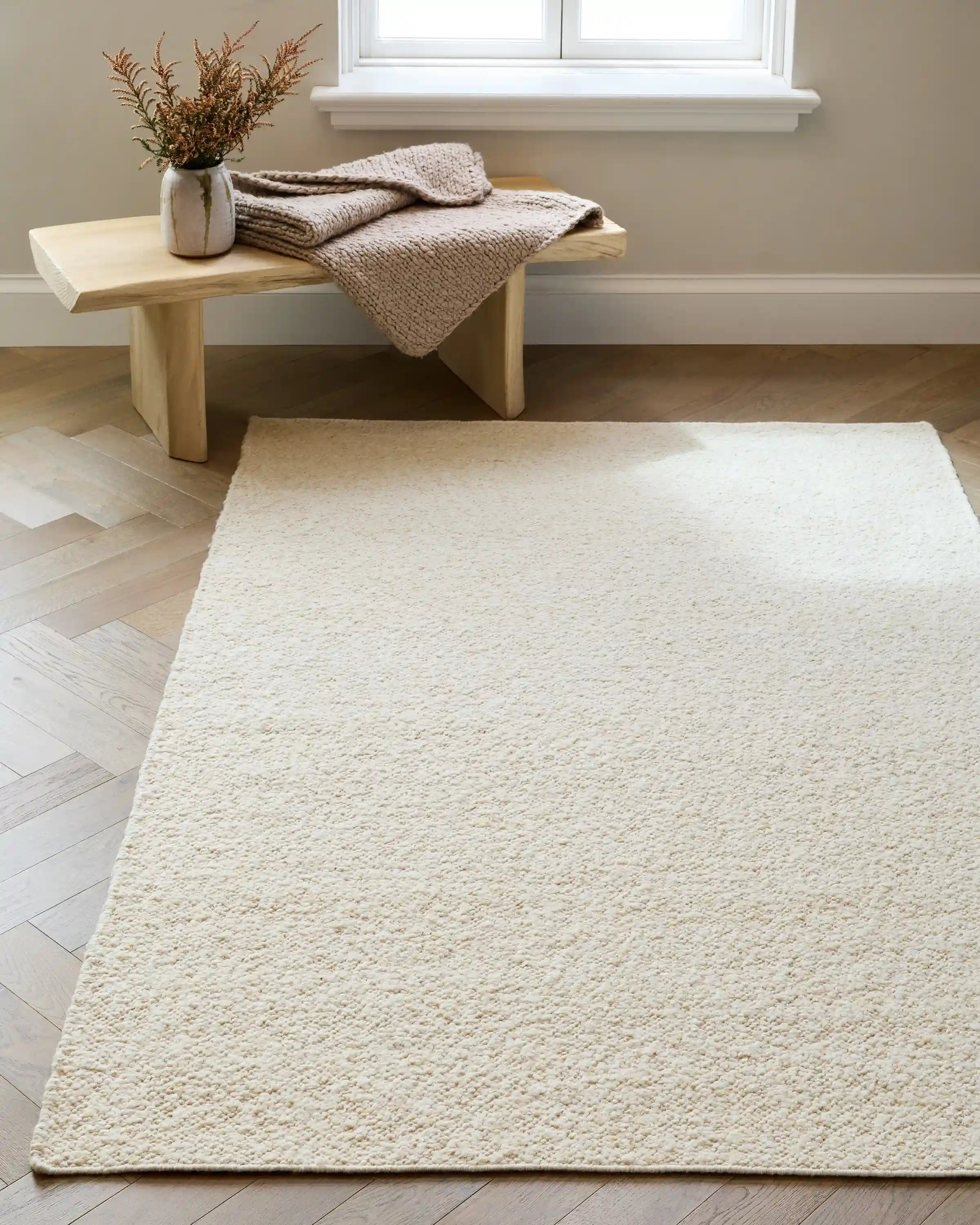 Liam Handwoven Wool Boucle Rug