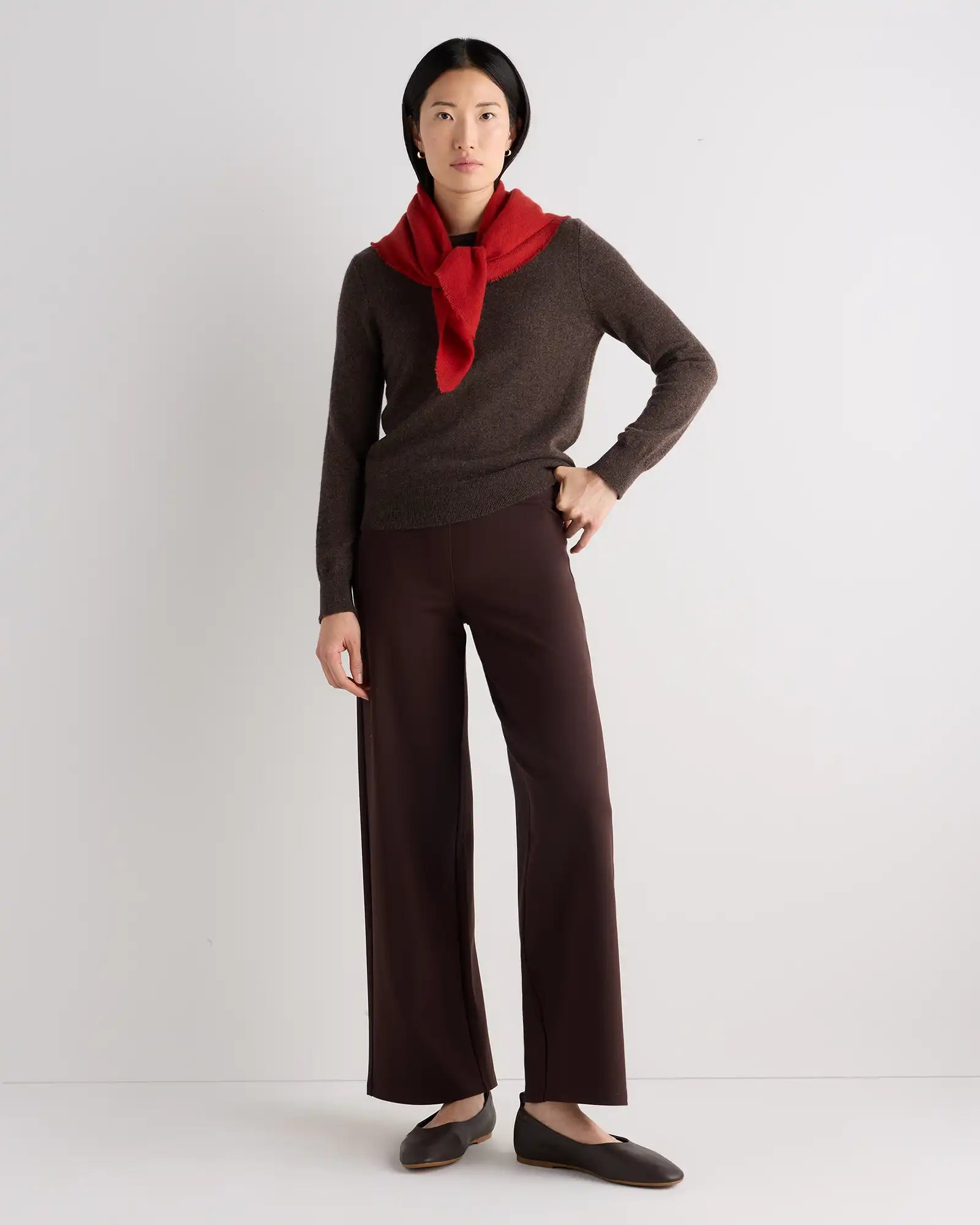 Mongolian Cashmere Square Scarf