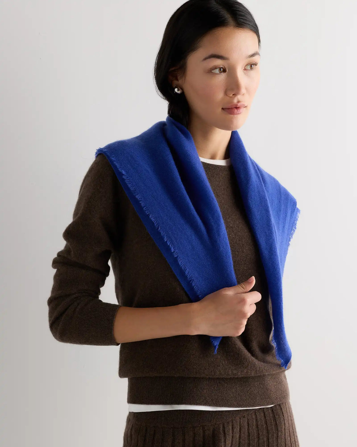 Mongolian Cashmere Square Scarf