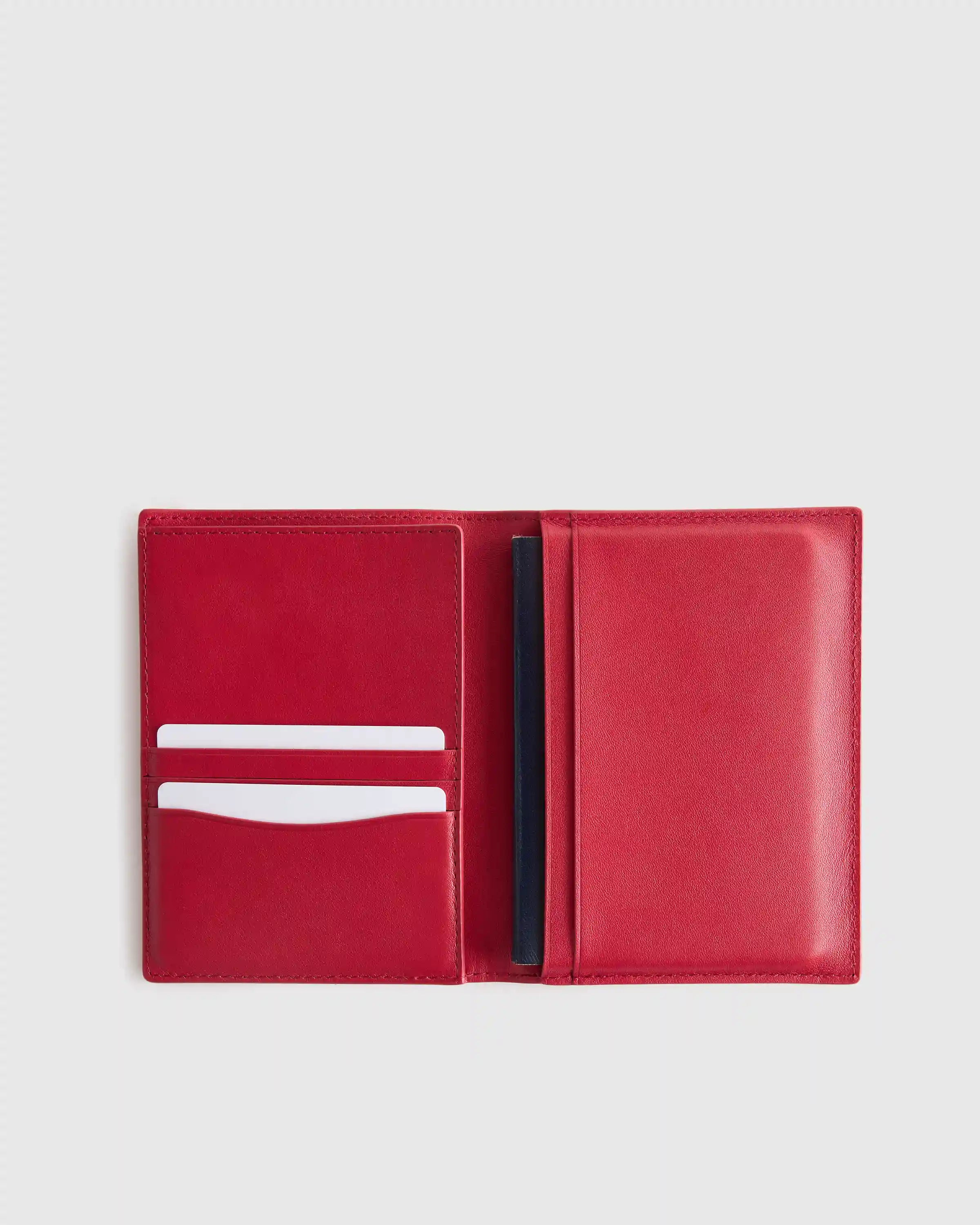 Nappa Leather RFID Blocking Passport Holder