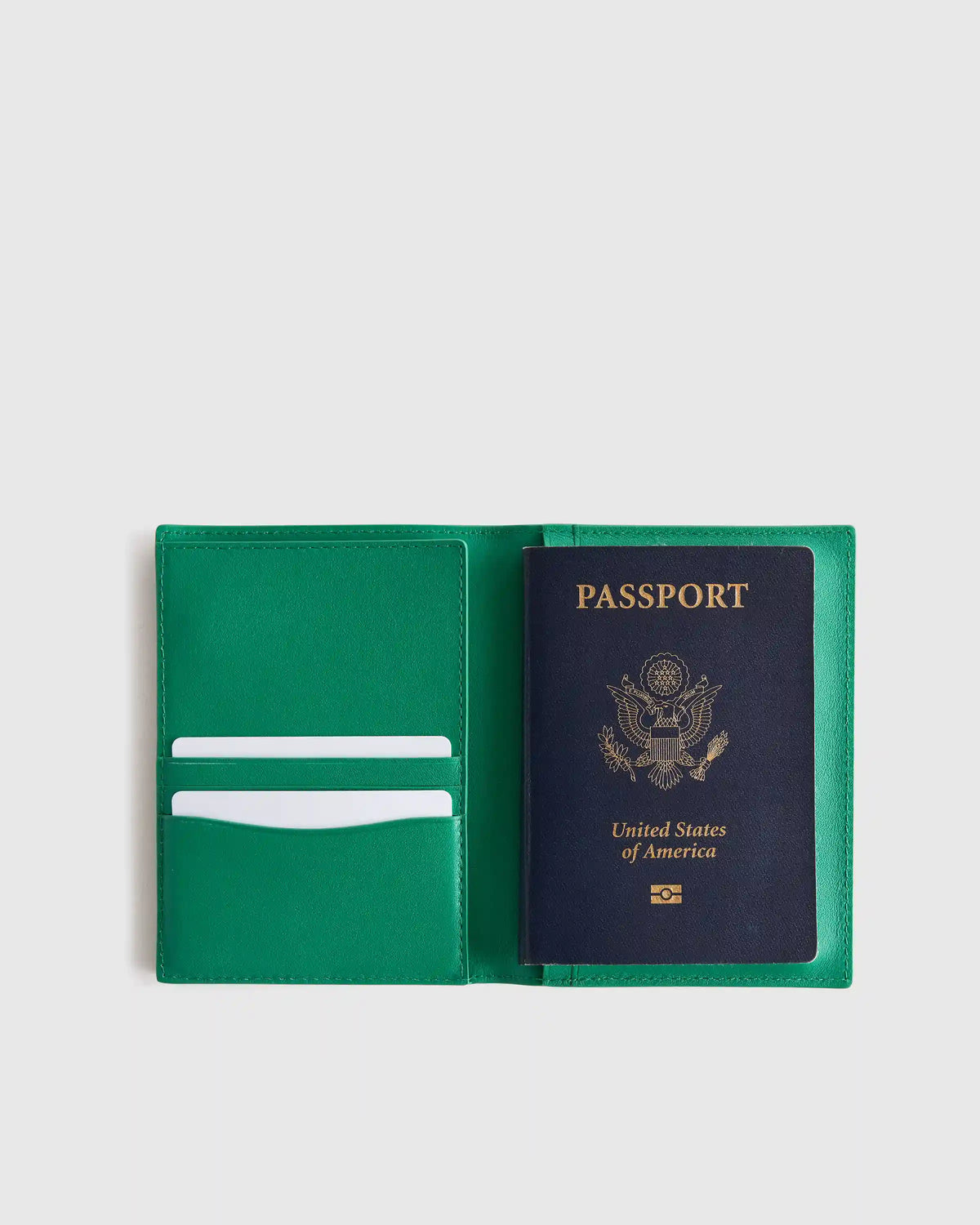 Nappa Leather RFID Blocking Passport Holder