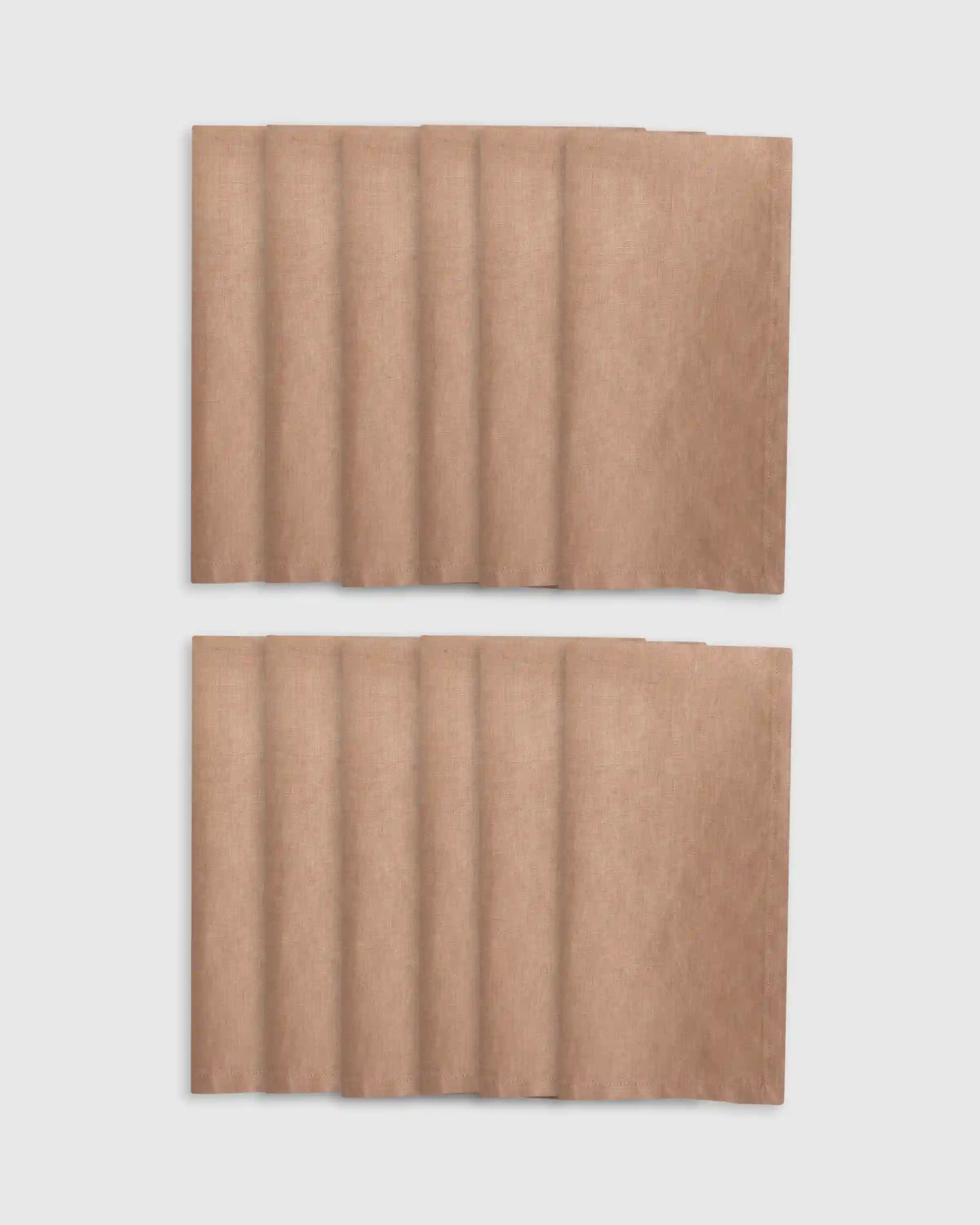 European Linen Napkins, Set of 12