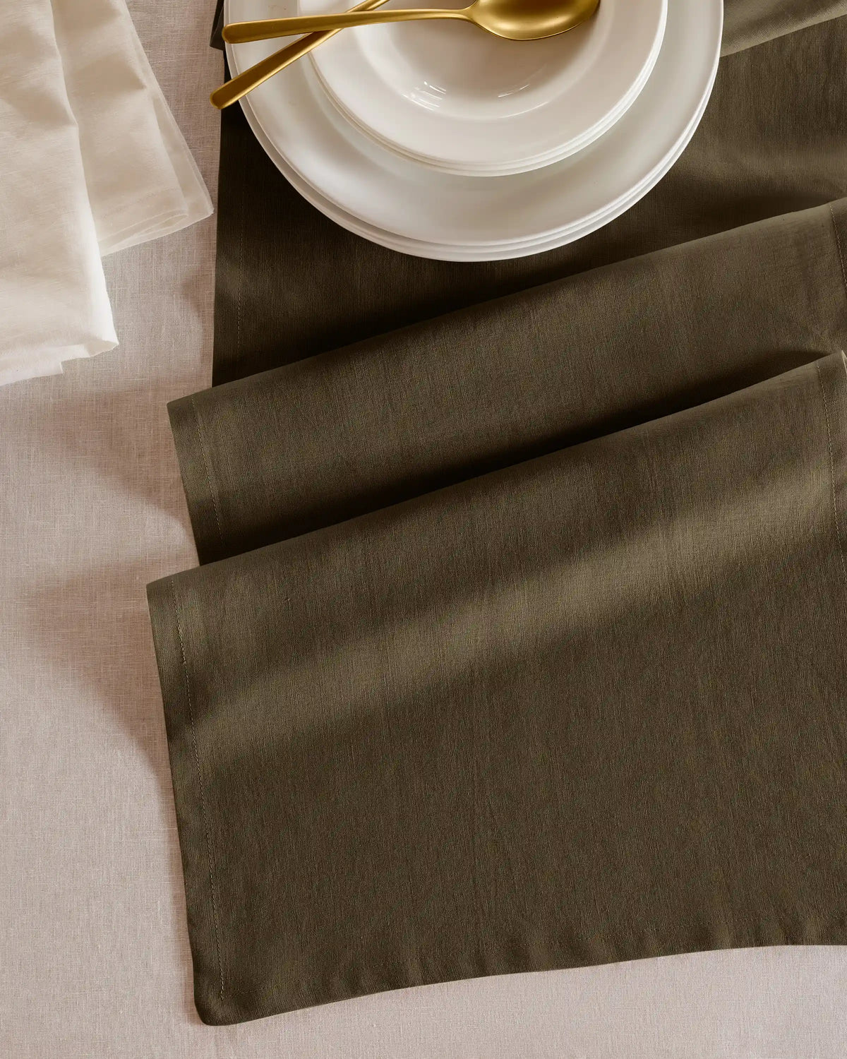 European Linen Table Runner