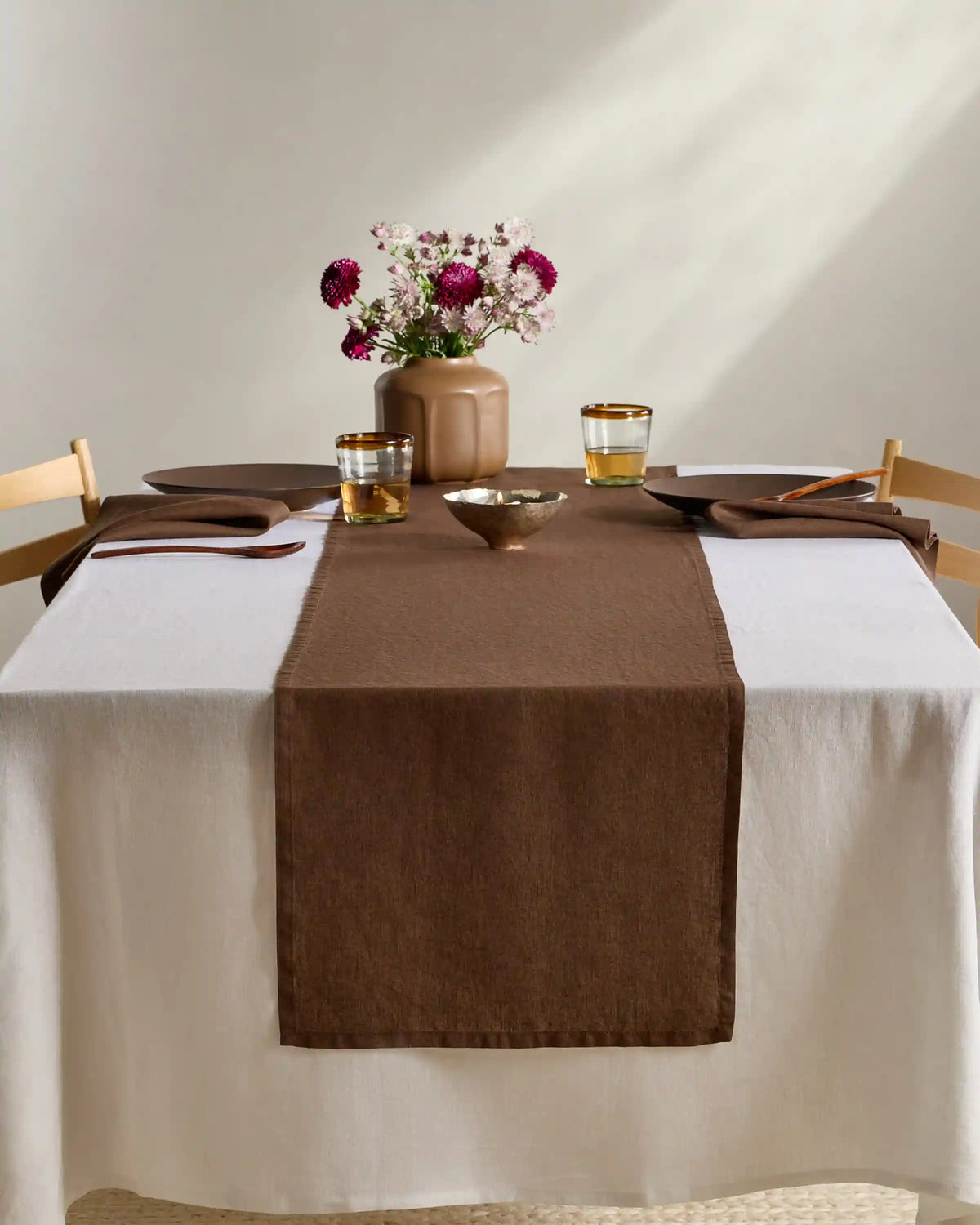 European Linen Table Runner