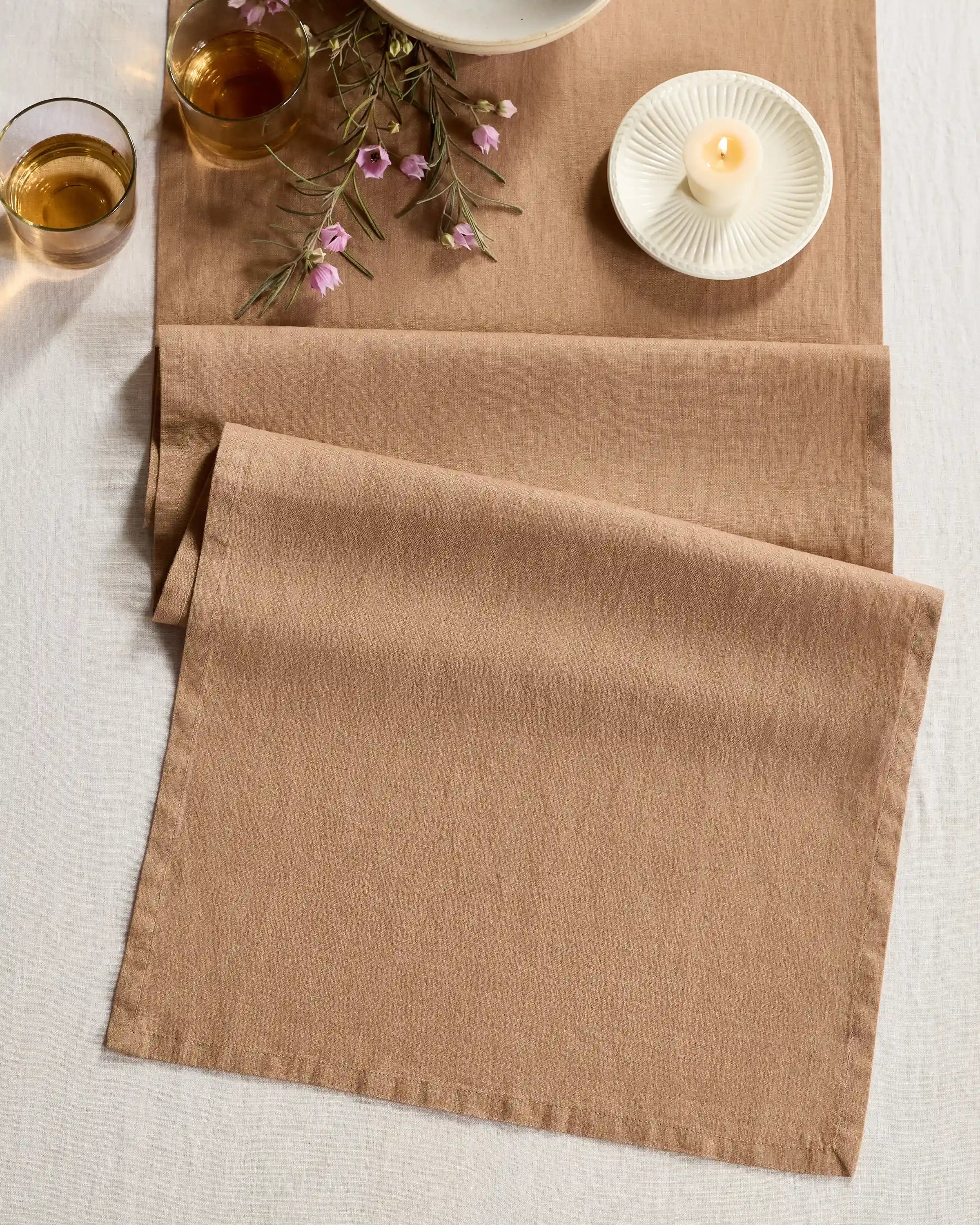European Linen Table Runner