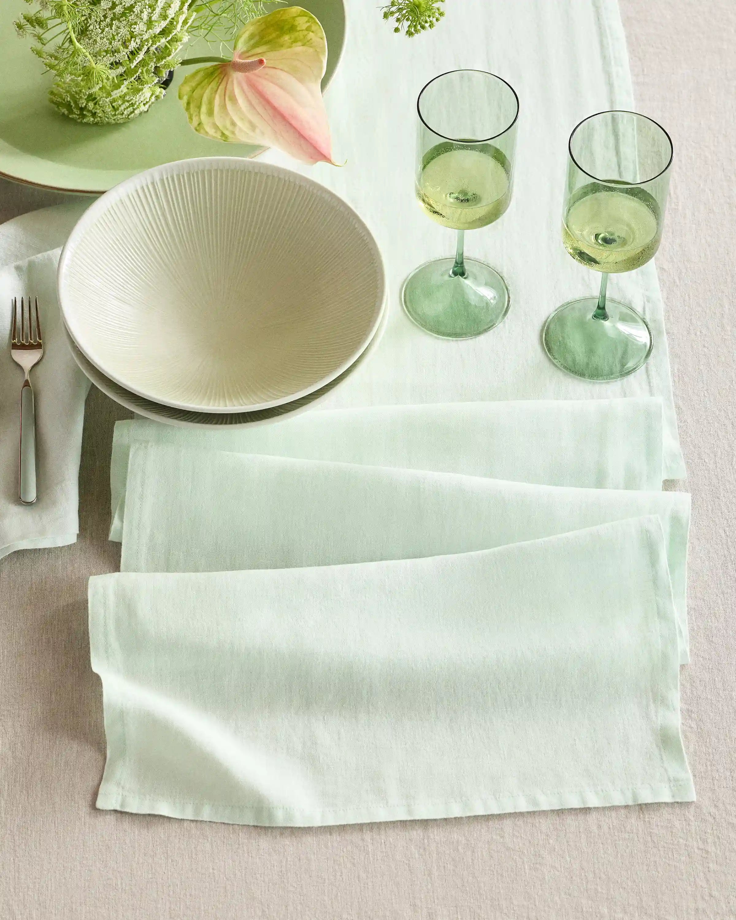 European Linen Table Runner