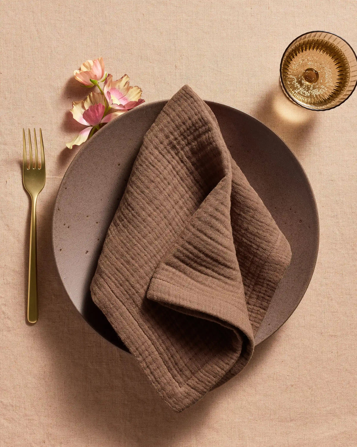 Organic Cotton Gauze Napkins, Set of 12